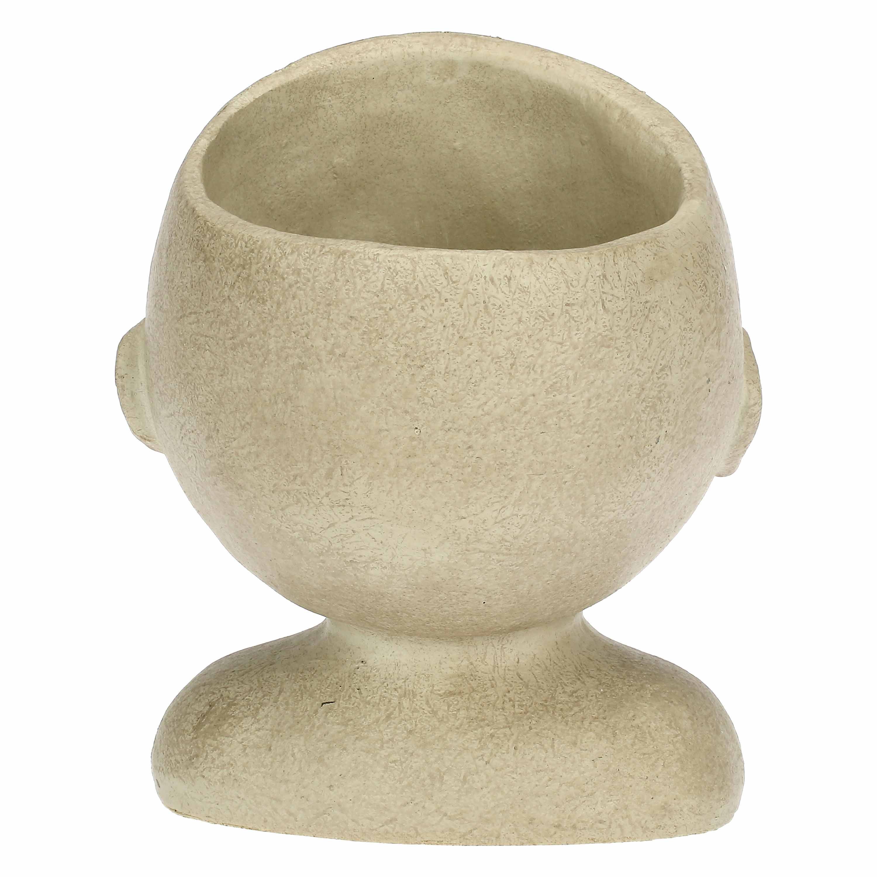 Cachepot Occhi Chiusi, Medea - Resina, 20x19x34h cm