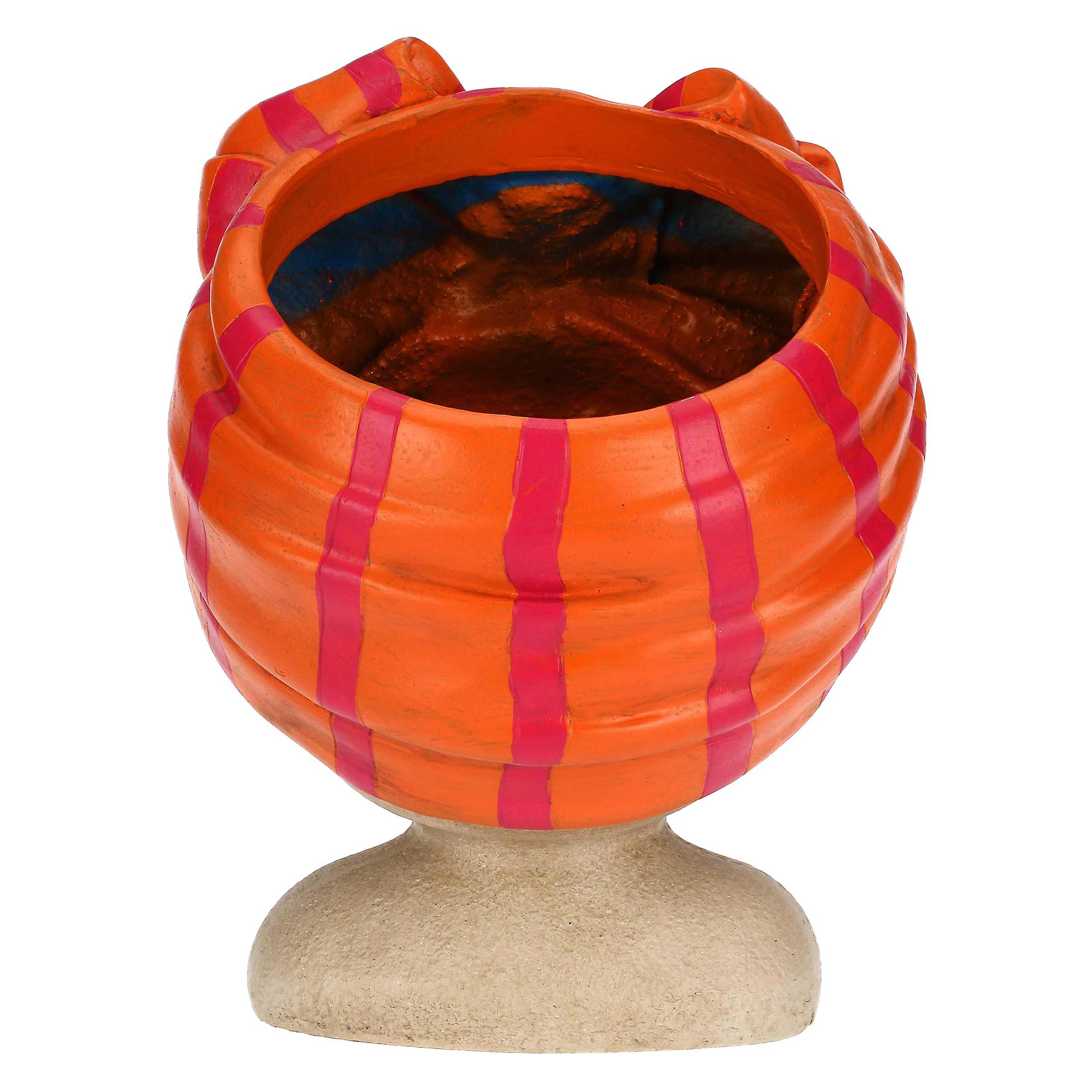 Cachepot Occhi Aperti Turbante, Medea - Resina, 20x19x34h cm