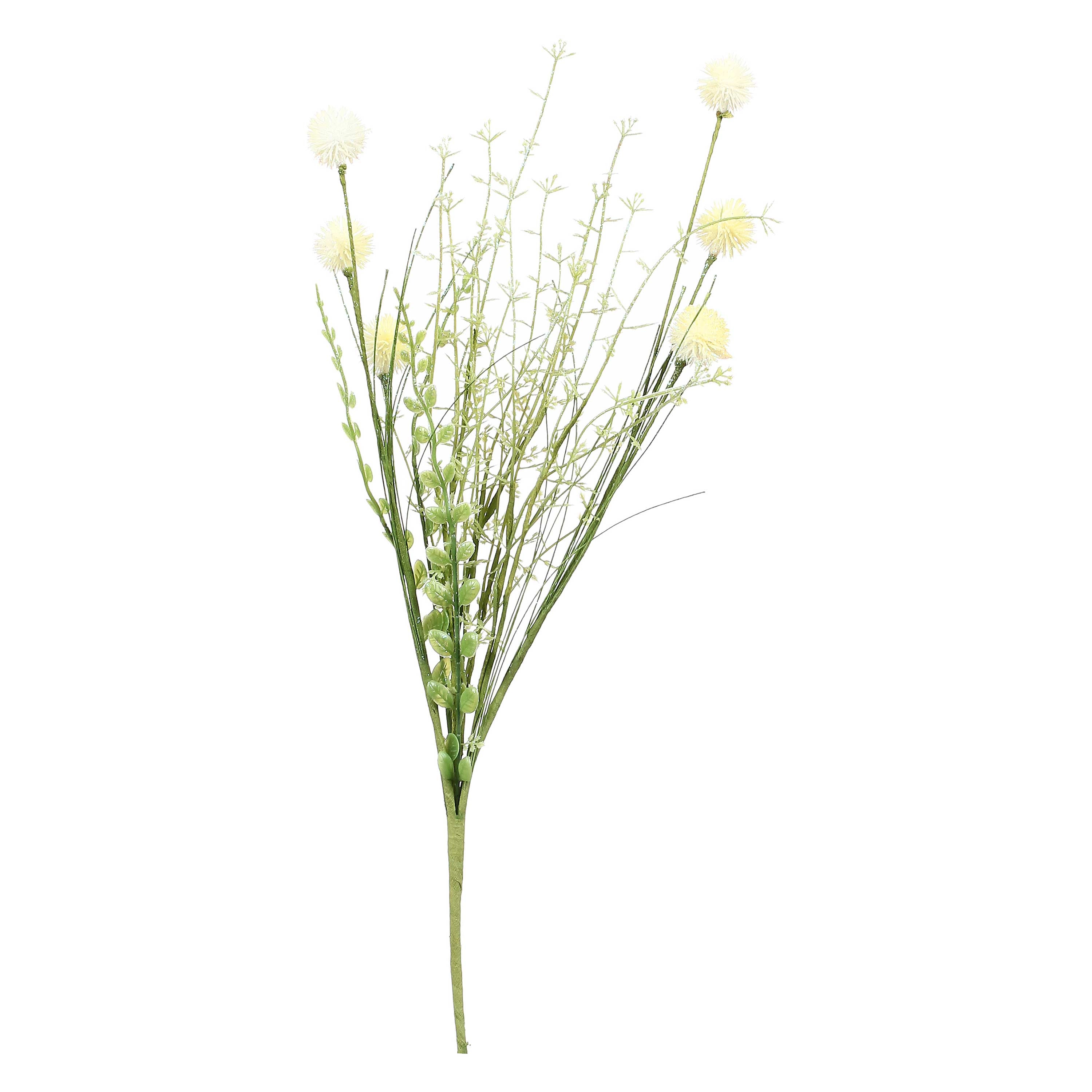 Set da 12, Bianco Bardana, Flora - Tessuto E Plastica, 35 cm