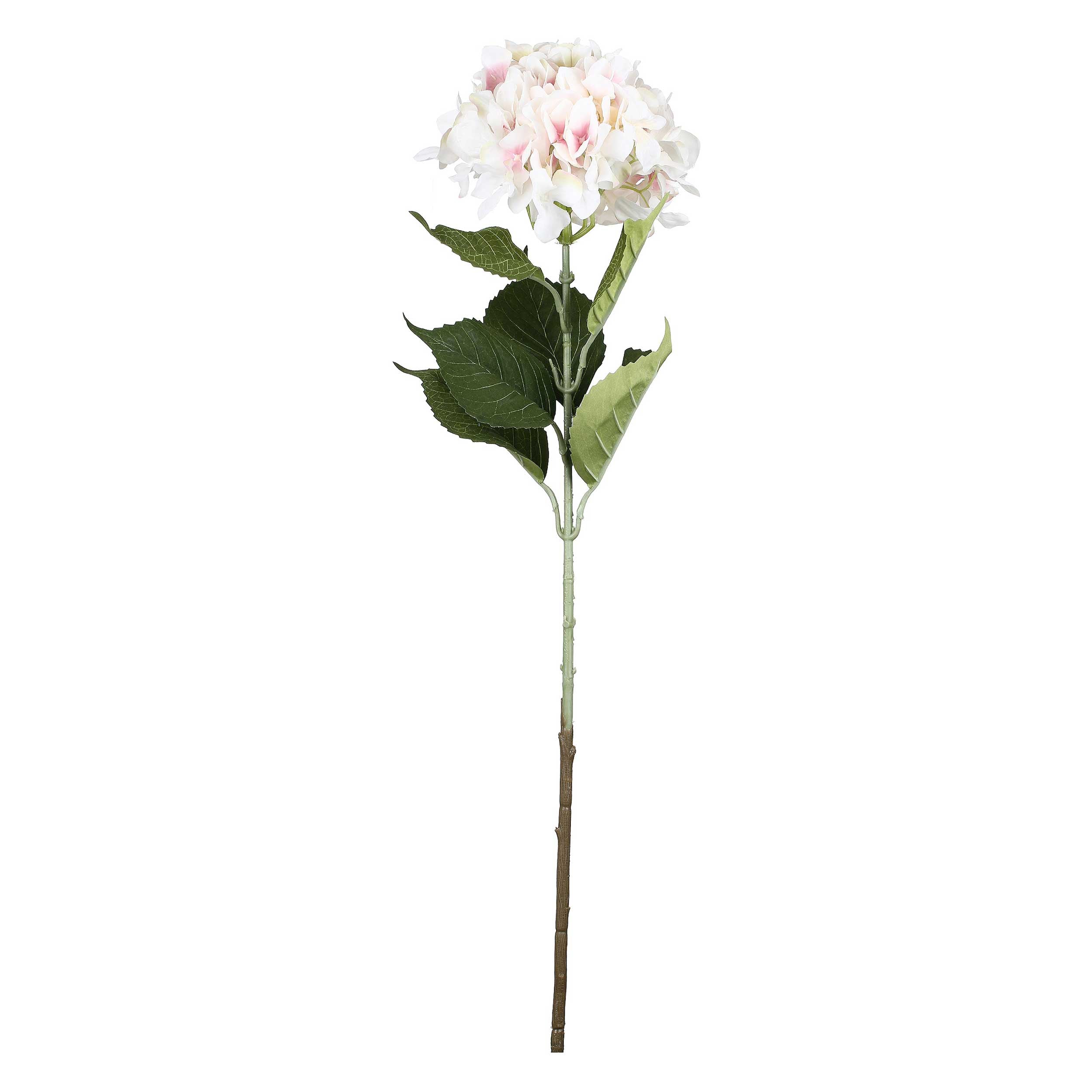 Set da 12, Ortensia, Fiorile - Tessuto E Plastica, 57 cm, zolla Ø 14