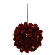 Set da 4, Sfera decorativa da appendere, Rossondoro, Ø 14cm