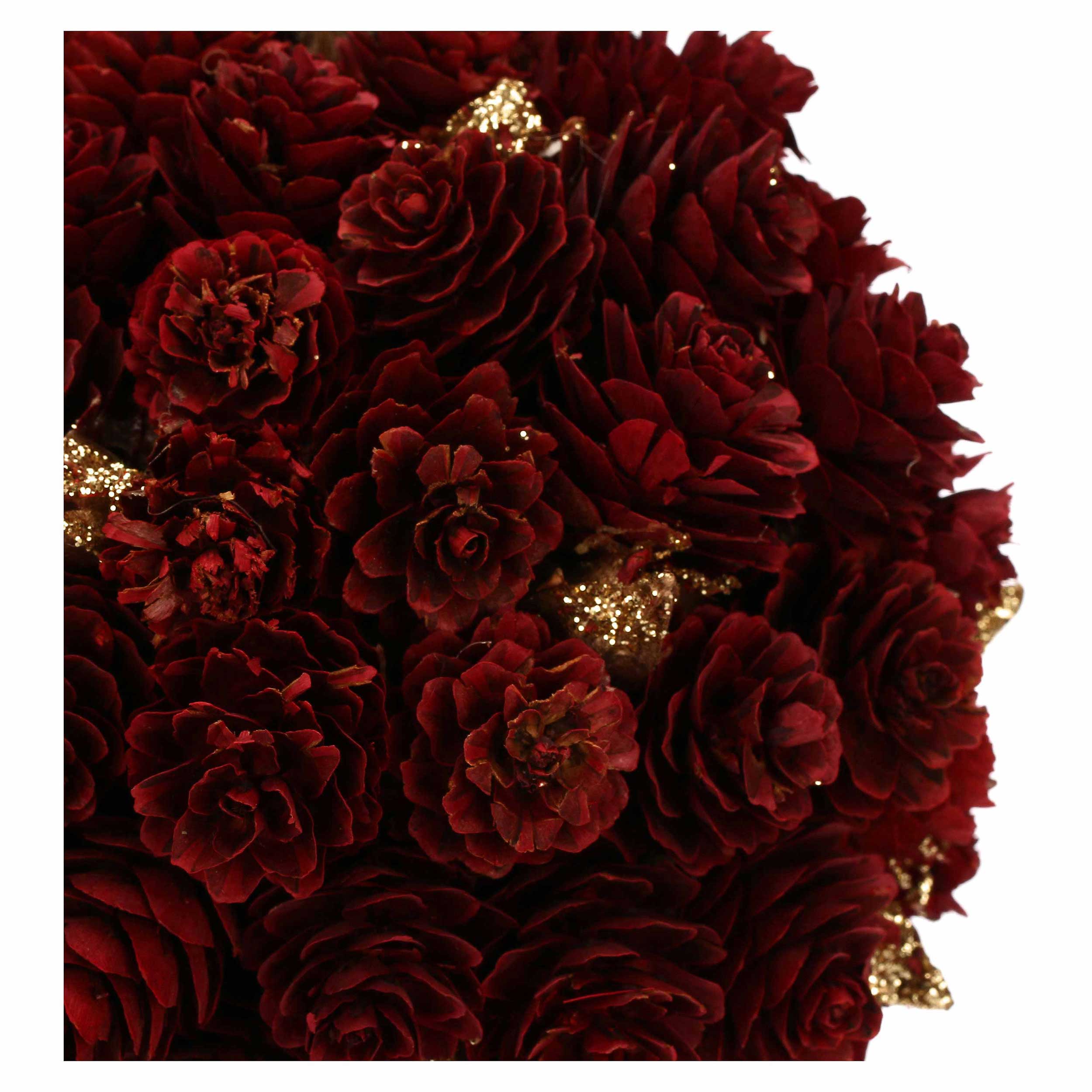 Set da 4, Sfera decorativa da appendere, Rossondoro, Ø 14cm