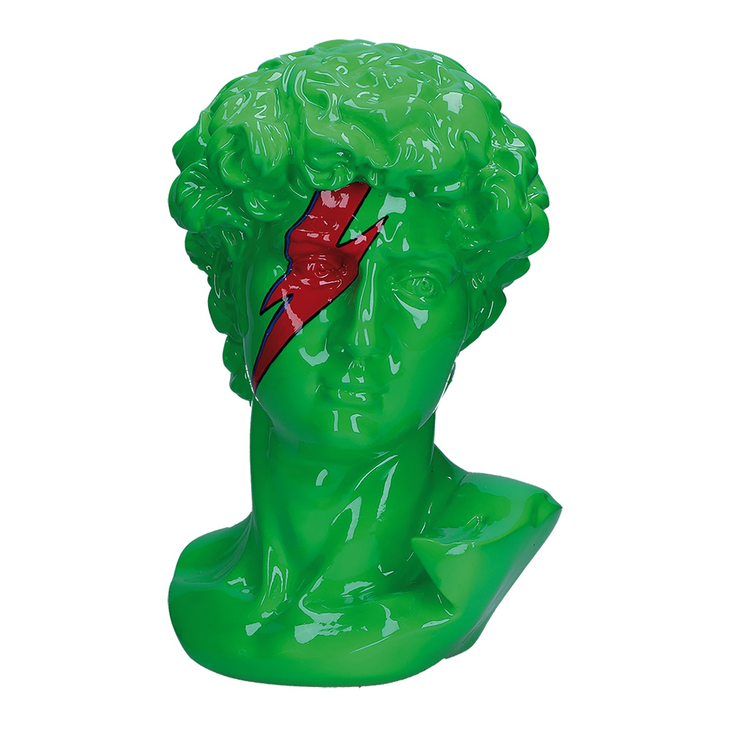 Busto In Resina Verde, Ildavide - Resina