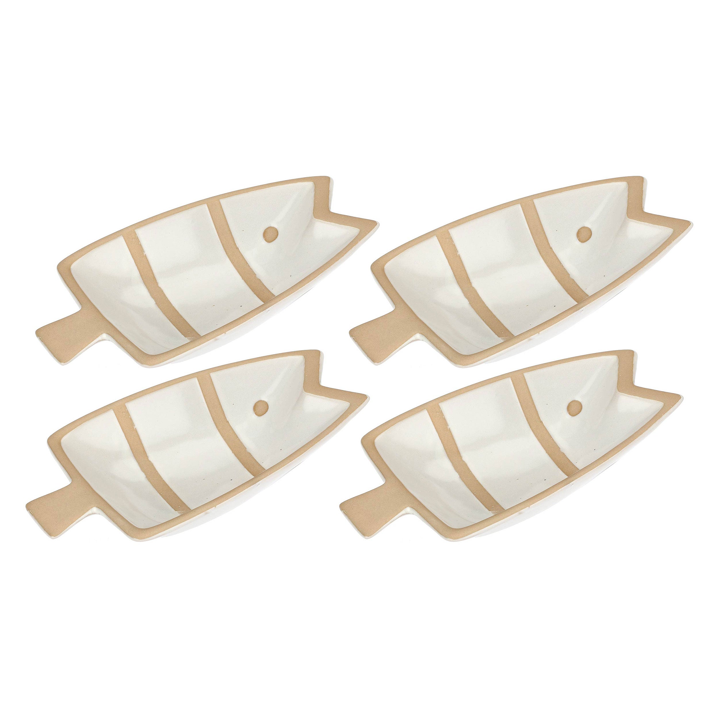 Set da 4, Piatti Pesce A, Pelagicoillogico - Gres