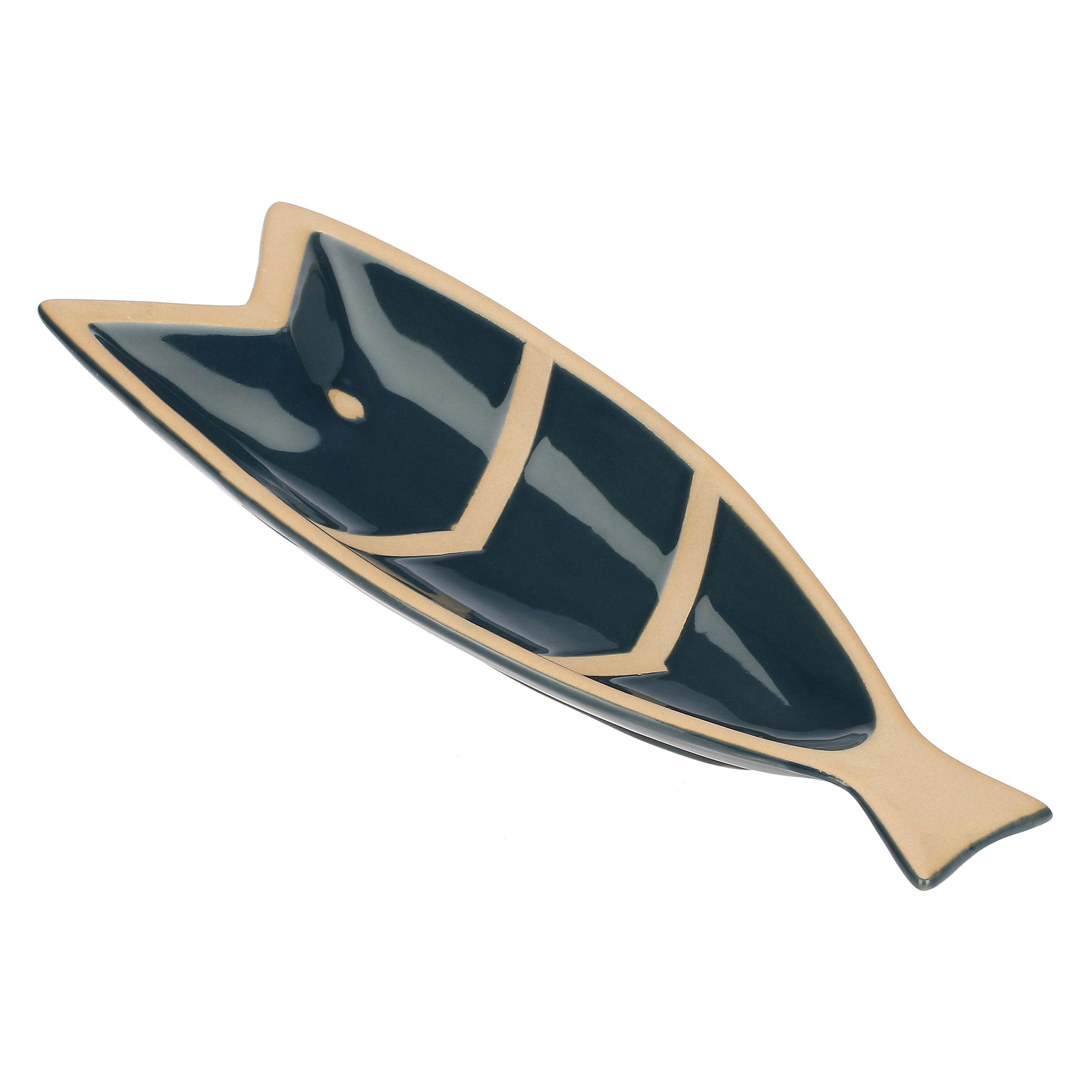 Set da 4, Piatto Pesce B, Pelagicoillogico - Gres