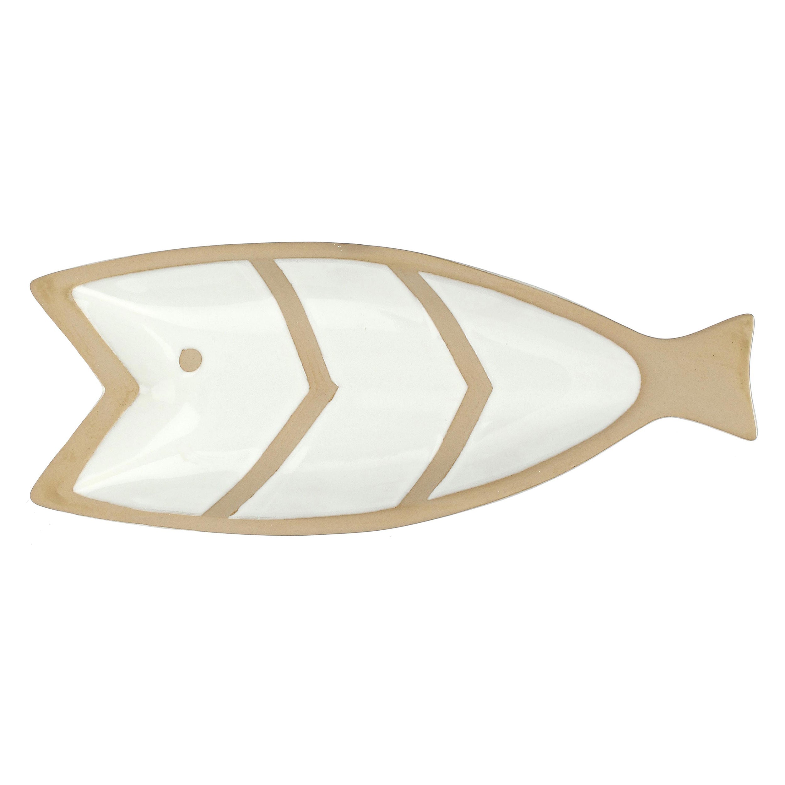 Set da 4, Piatto Pesce B, Pelagicoillogico - Gres