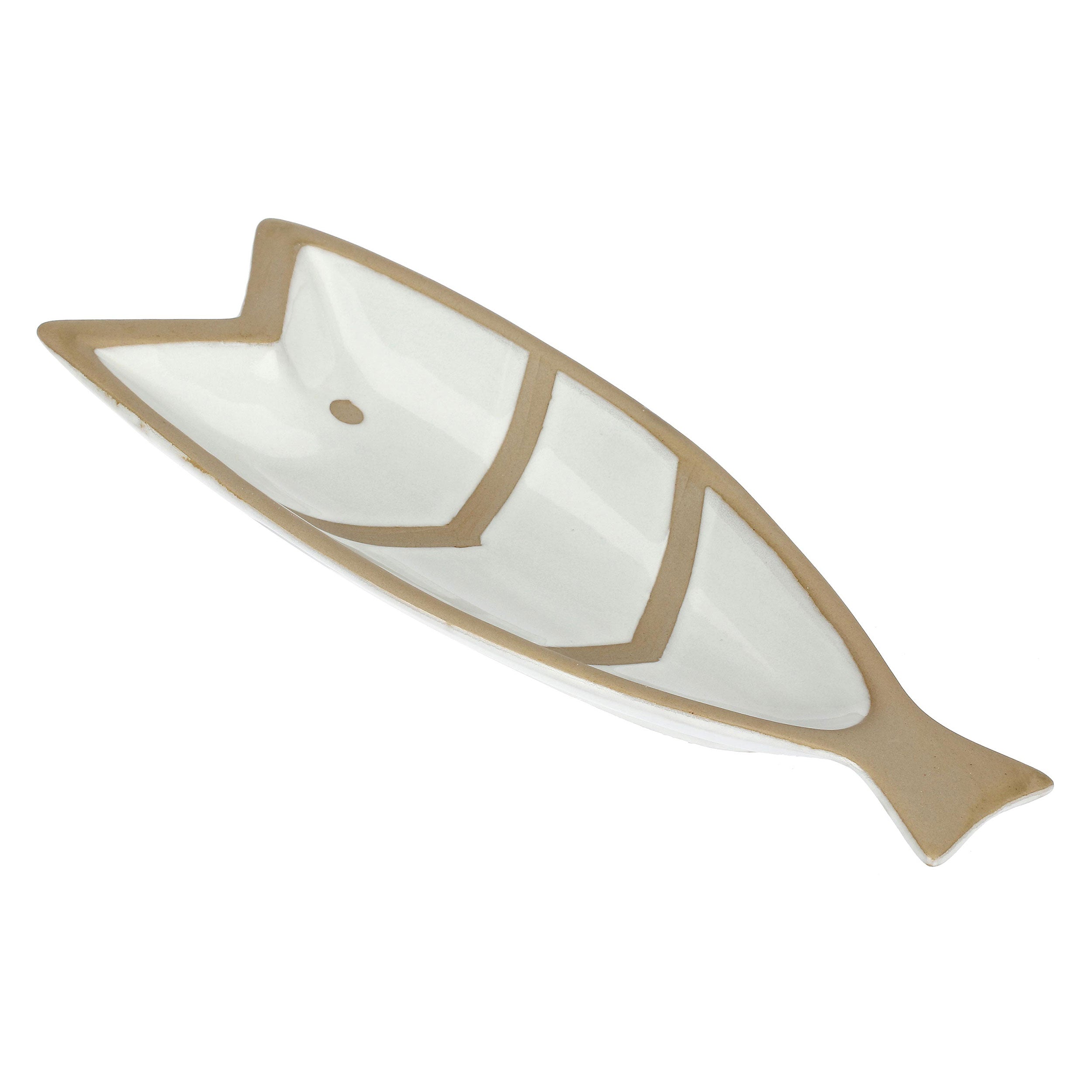 Set da 4, Piatto Pesce B, Pelagicoillogico - Gres