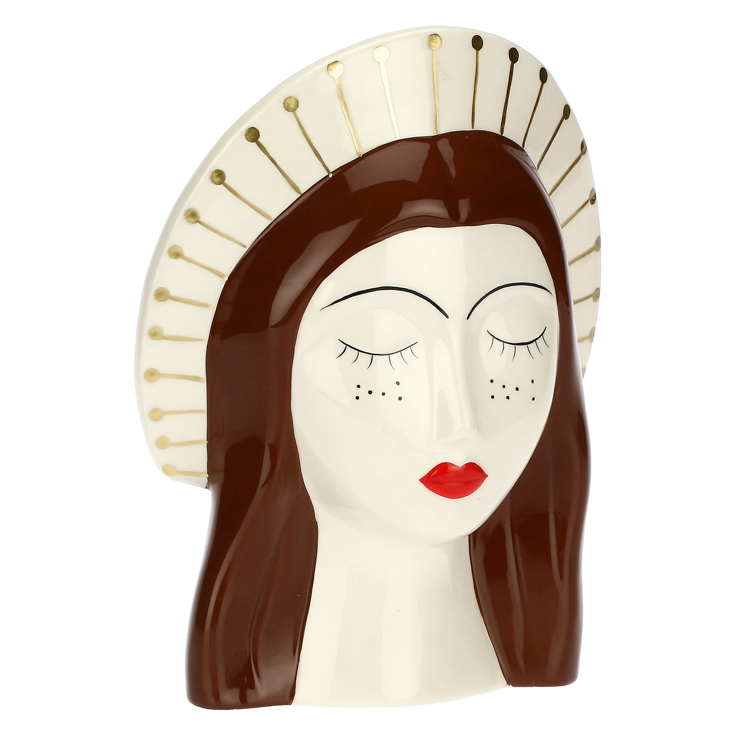 Lucia Decorative Vase, Lepasturesi - Ceramic, 28x14xH22 cm