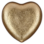 Set da 6, Piatto Cuore M Oro, Neimieipensieri - Vetro, Ø 21,5 cm