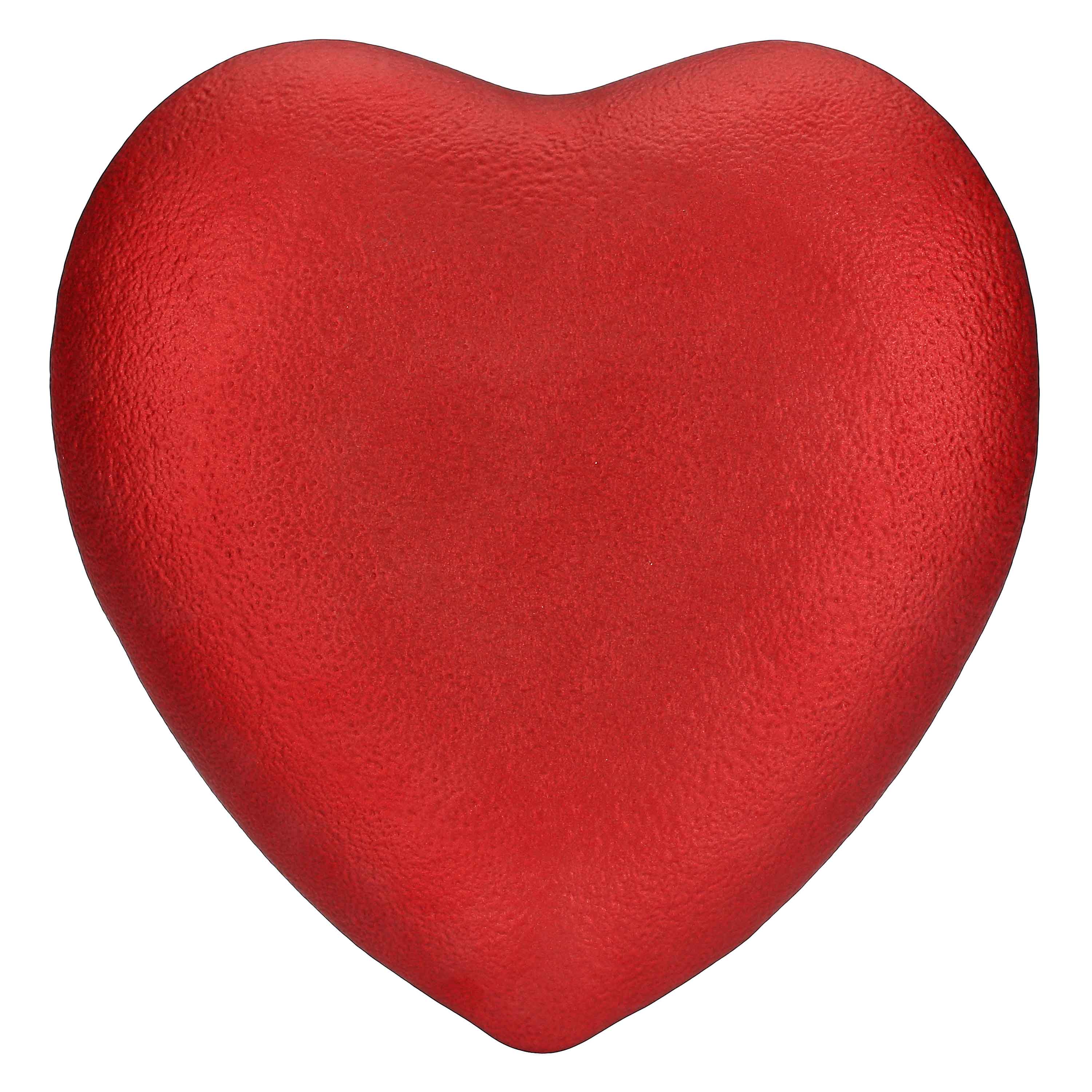 Set da 6, Piatto Cuore M Rosso, Neimieipensieri - Vetro, Ø 21,5 cm