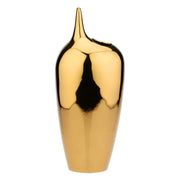 Vaso Decorativo Oro Alto, Oroliquido - Ceramica, Ø 10x30h cm