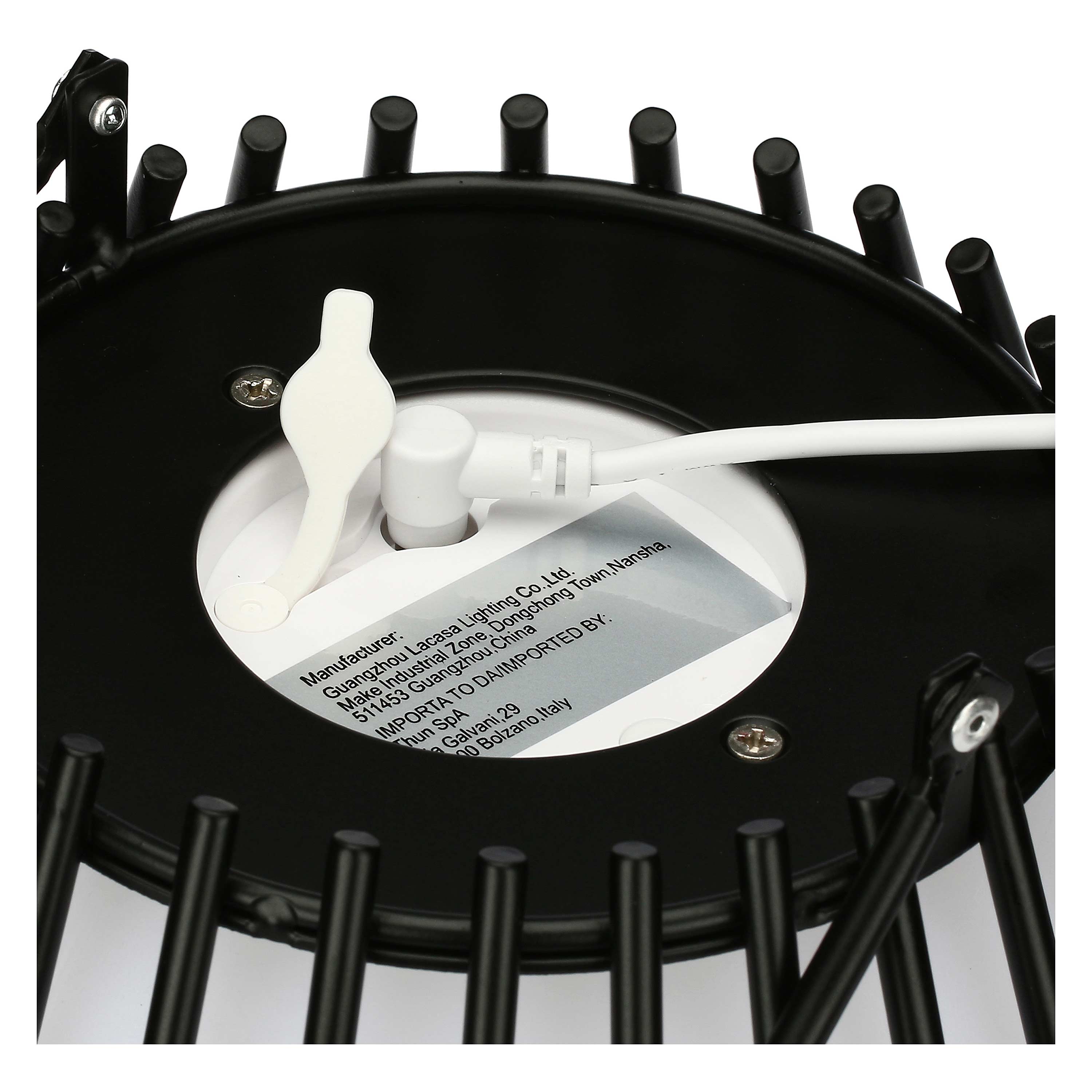 Lampada Led Con Cavo Usb - Ferro, Led, 17,5x17,5x25 cm