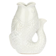 Curved Fish Vase, Abbocca - Stoneware, 18.5x10.5x25h cm