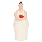 Cuore, Maiamanivuote - Terracotta, 10x9x26,5h cm