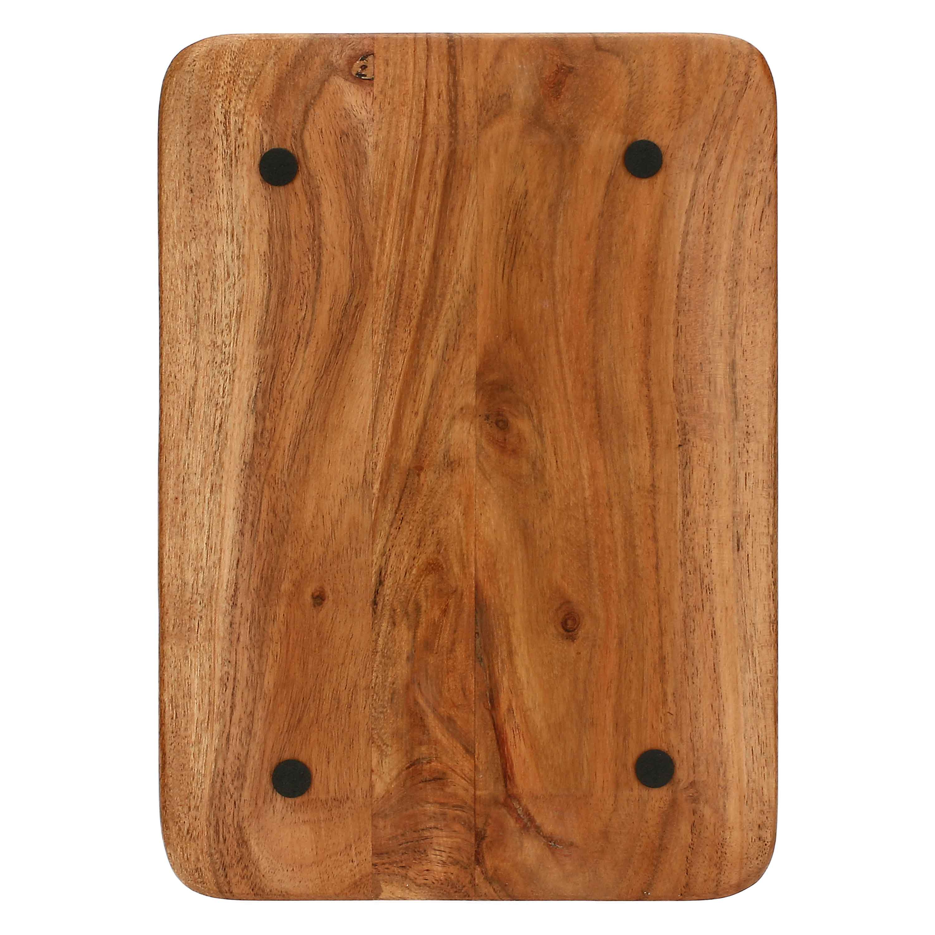 Vassoio Rettangolare, Nonperlamarmellata - Legno di Acacia, 28x20x1,5h cm