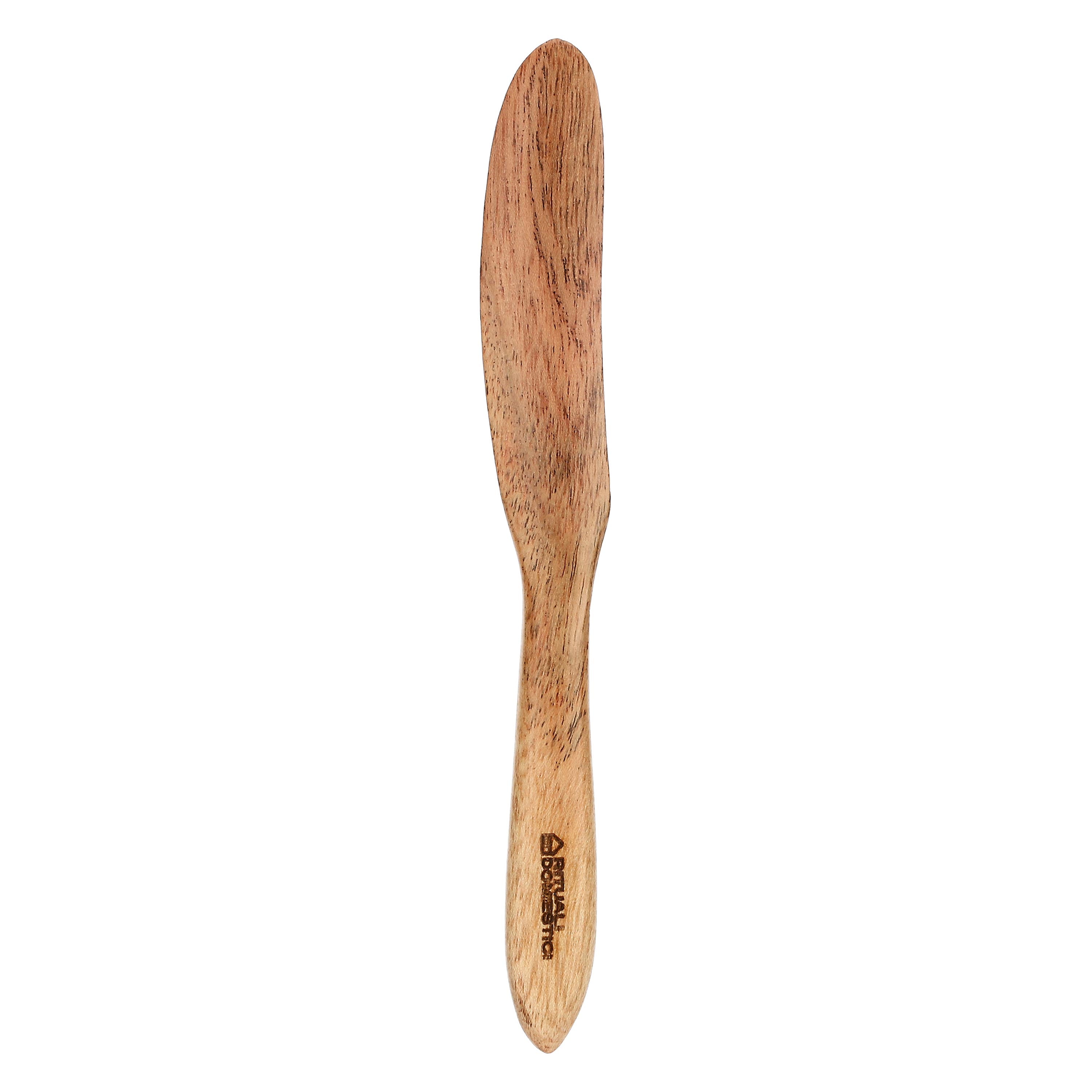 Set da 6, Coltello Dritto In Acacia, Nonperleuova - Legno di Acacia, 16,5x2x1h cm