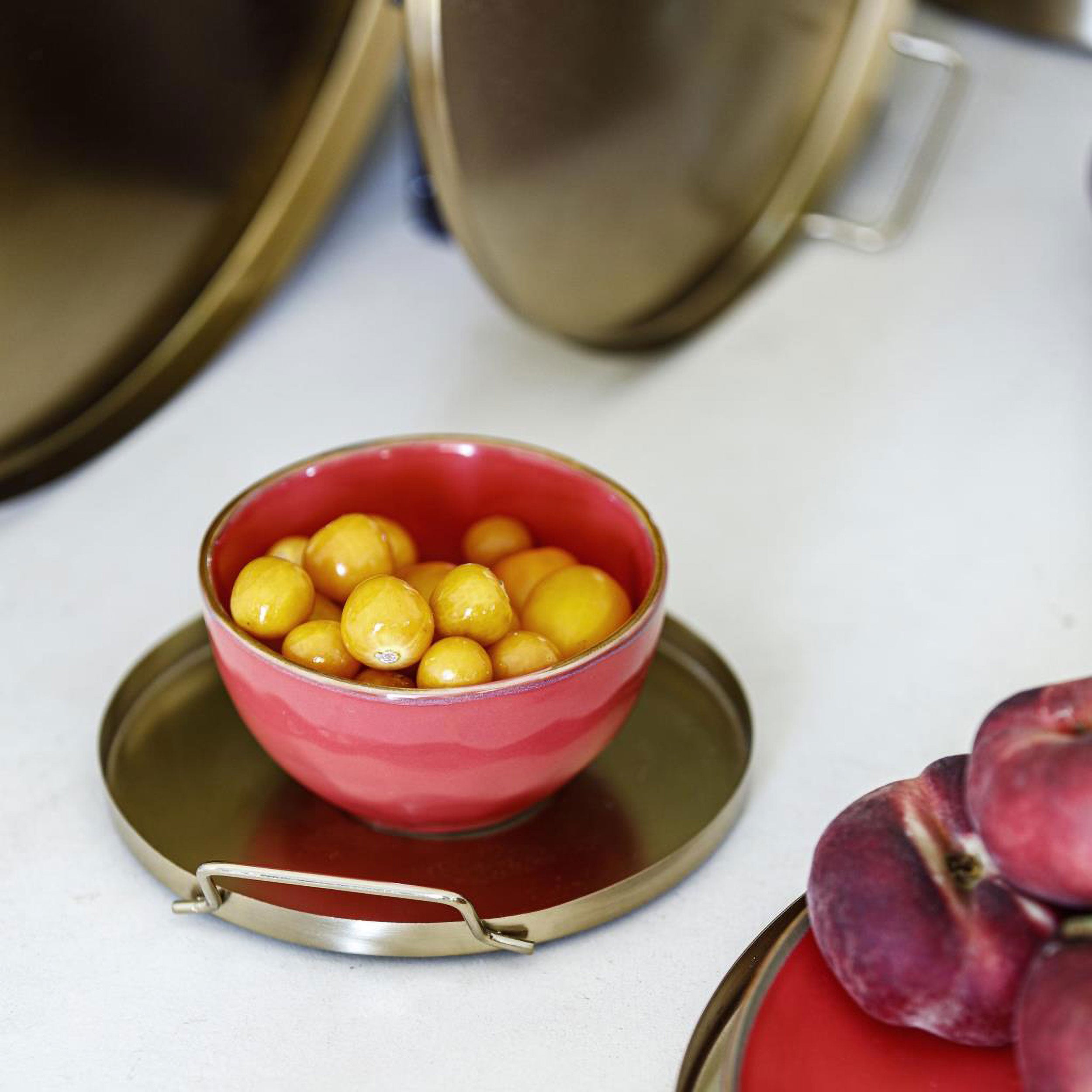 Metal Tray S, Brame - Metal, 18.5x15.5x2.5h cm