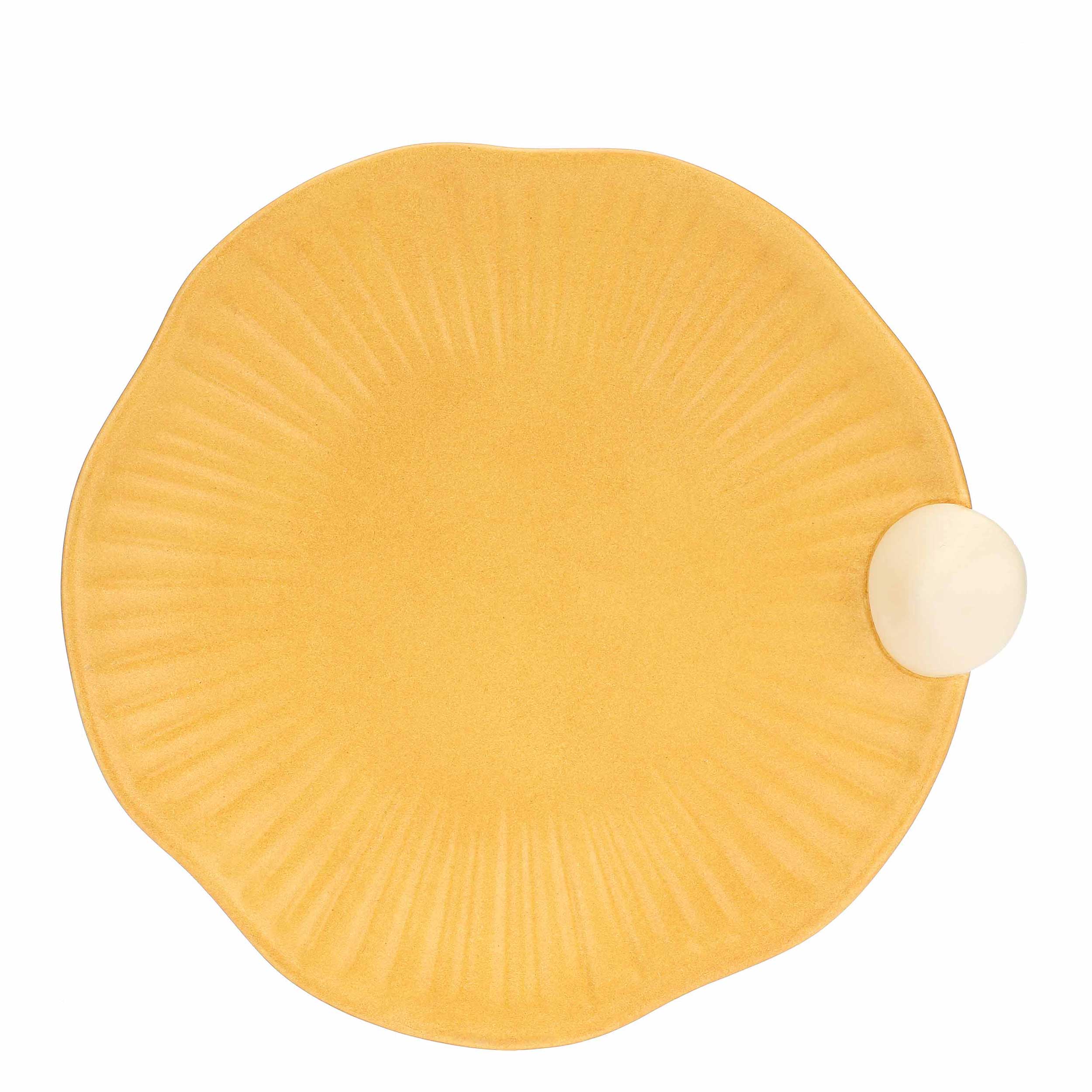 Centrotavola S, Accademiachampignon - Ceramica, 25,7x24x3,7 cm h