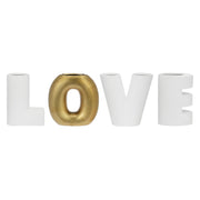 Vasi Decorativo Love, Amore - Ceramica, 52x5x15,5 cm h