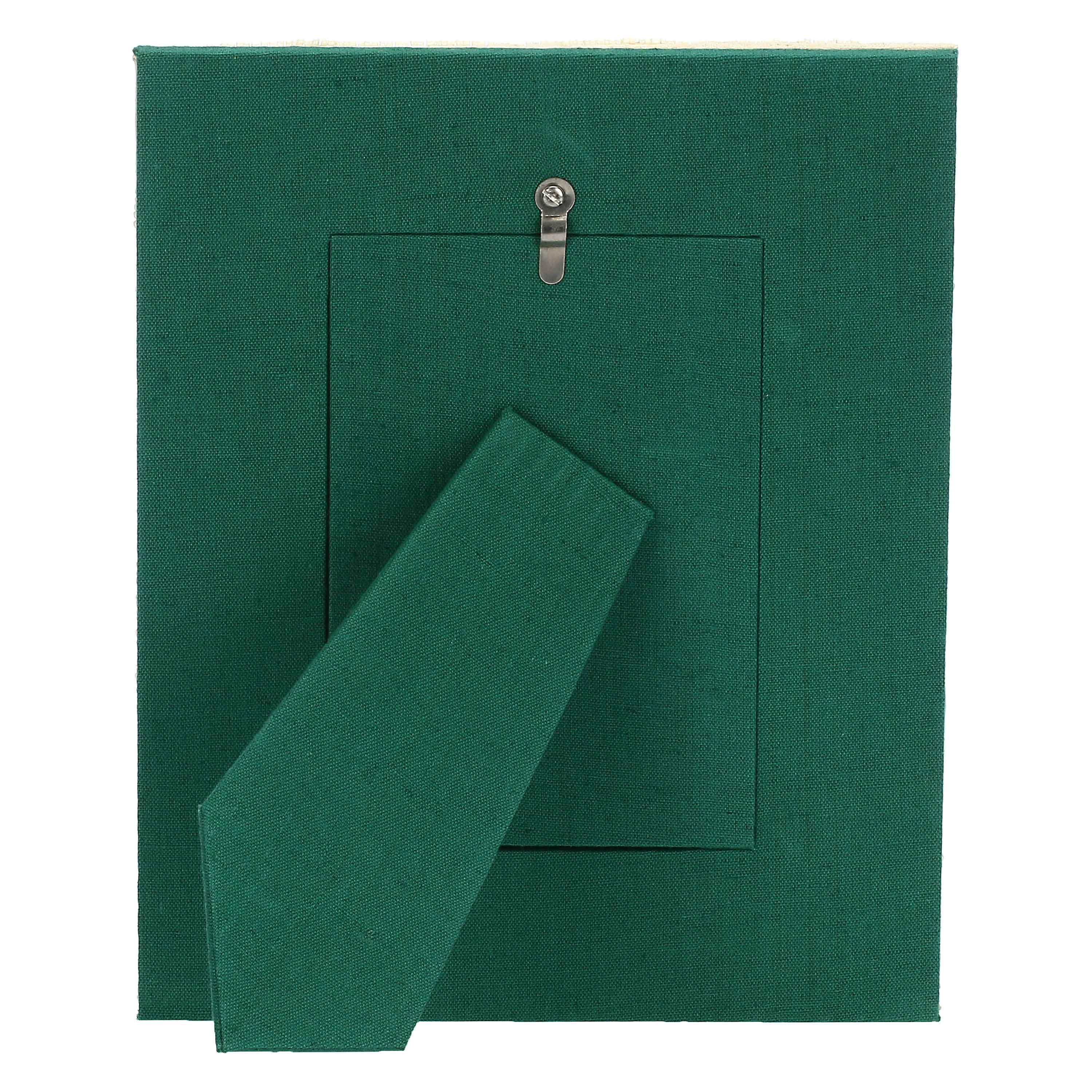 Portafoto Onde, Mille306perline - Stoffa, Perline Di Vetro, Mdf, Metallo, 24x19 cm, foto 10x15