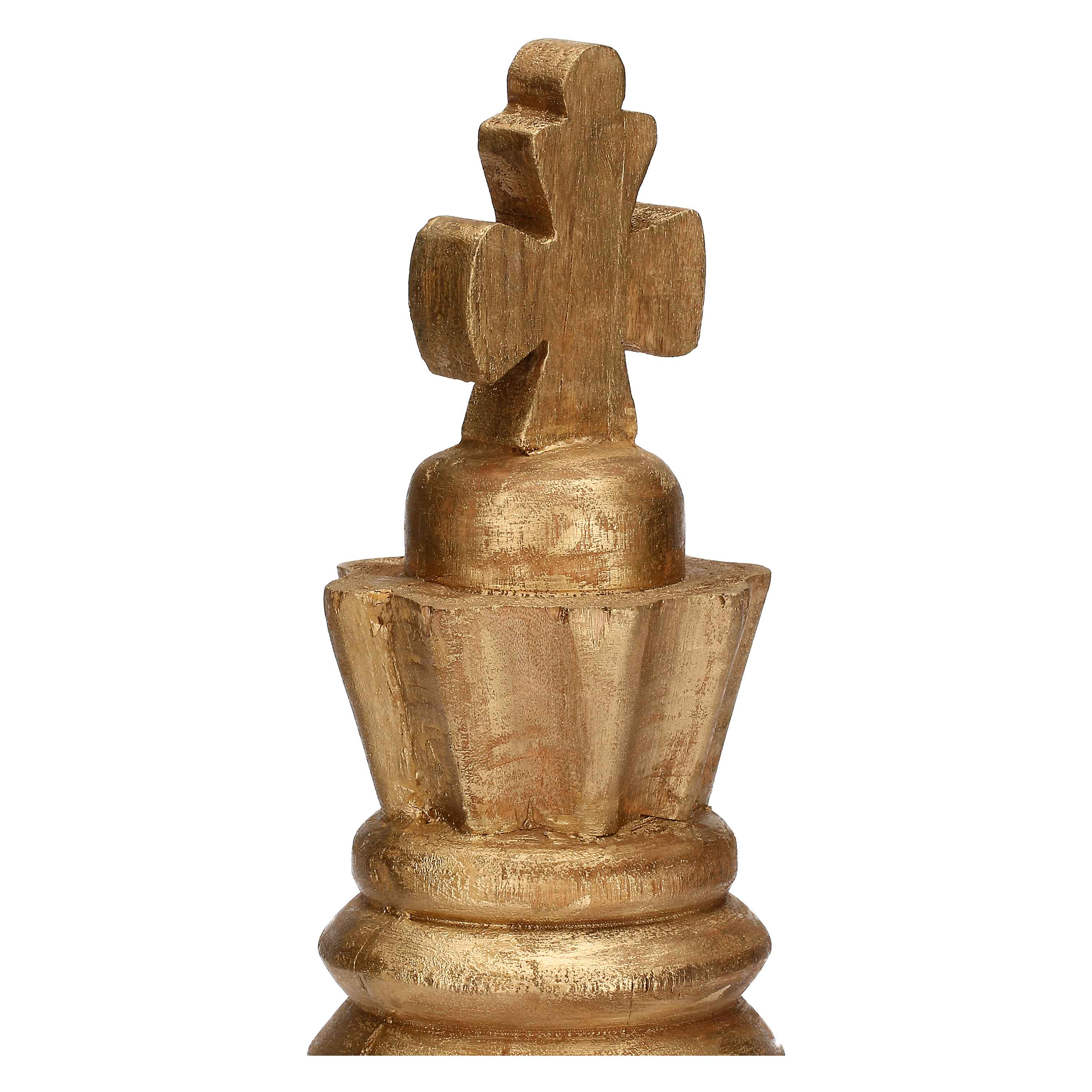 Re Oro, Scaccomatto - Legno Mango, 12 x 11 x 48 cm