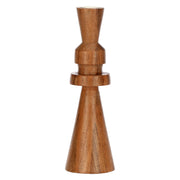 Portacandela Laltro, Nonsiamoscacchi - Legno Di Acacia, 7,8x7,8x26 cm
