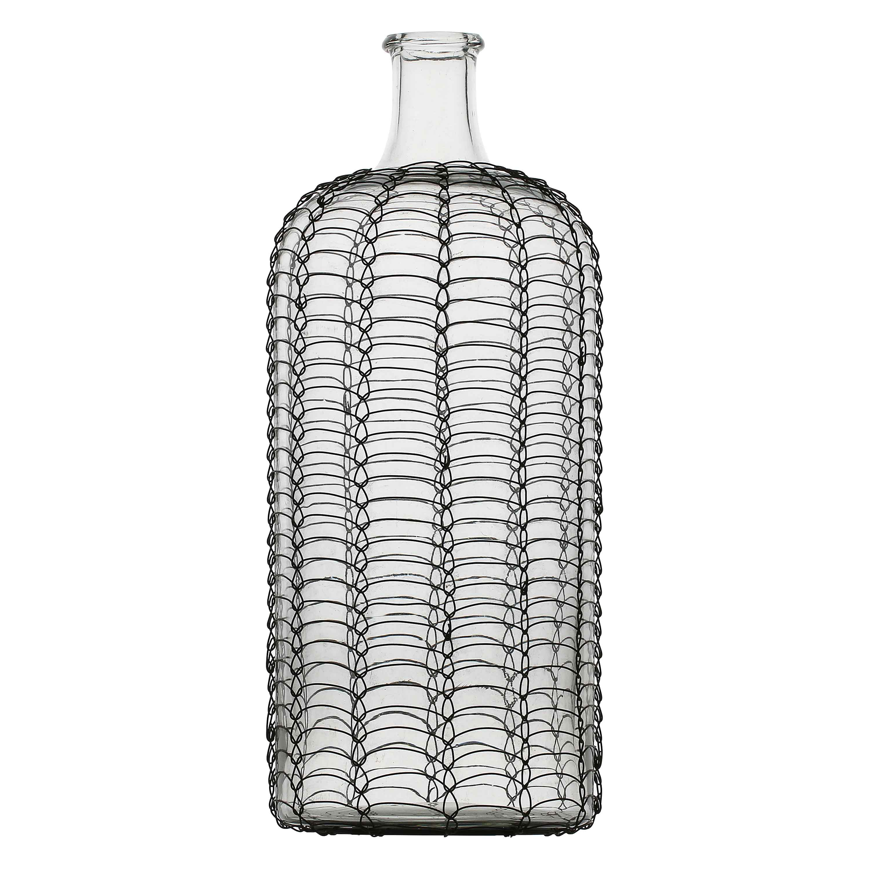 Vaso Medio, Sgabbiami - Vetro E Metallo, 13x13x32