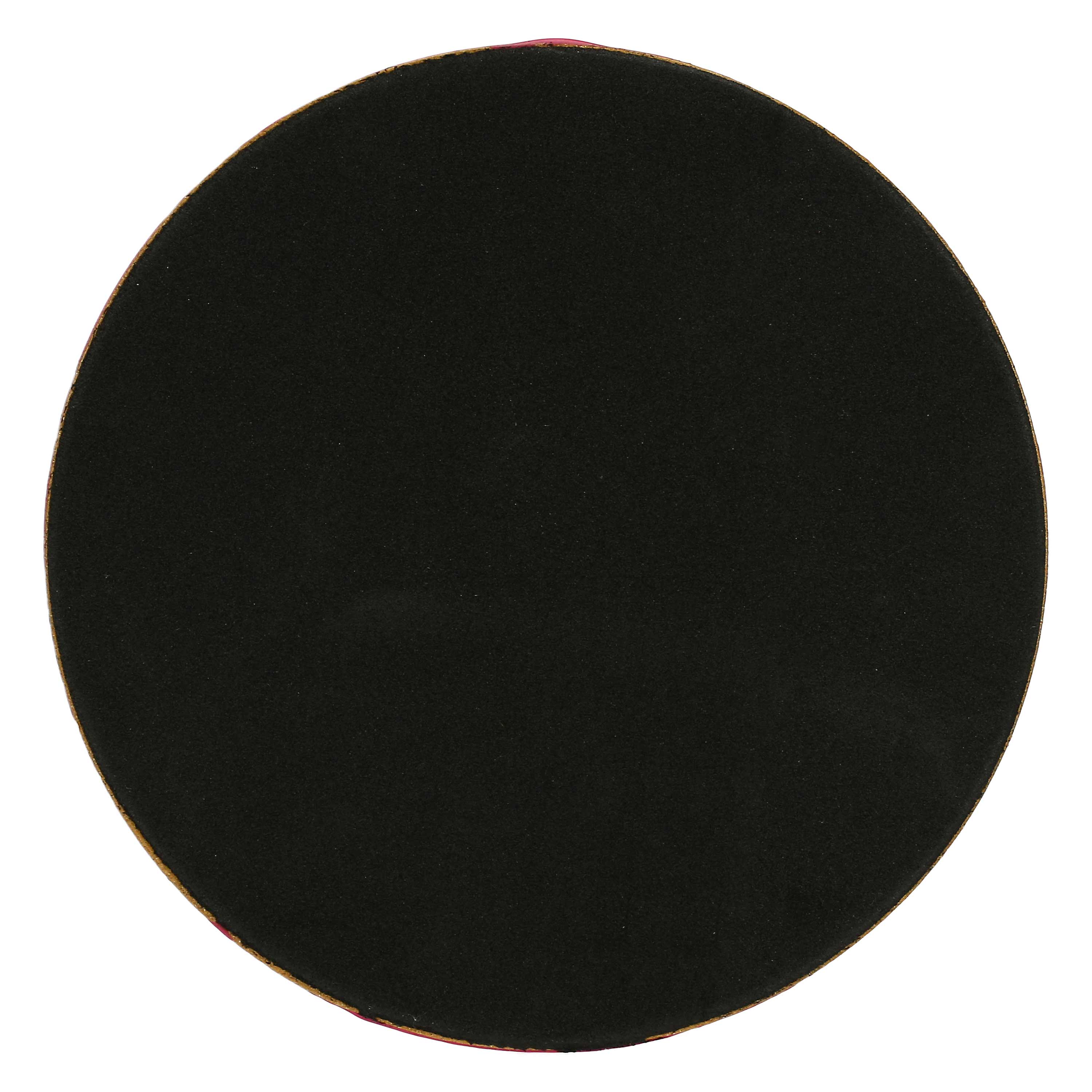 3 Portacandele Cerchi, Nonsolorosso - Metallo Smaltato, grande:ø 16cm, h 3 cm, medio ø 13,5 cm, h 3 cm piccolo: ø 10 cm, h 3 cm