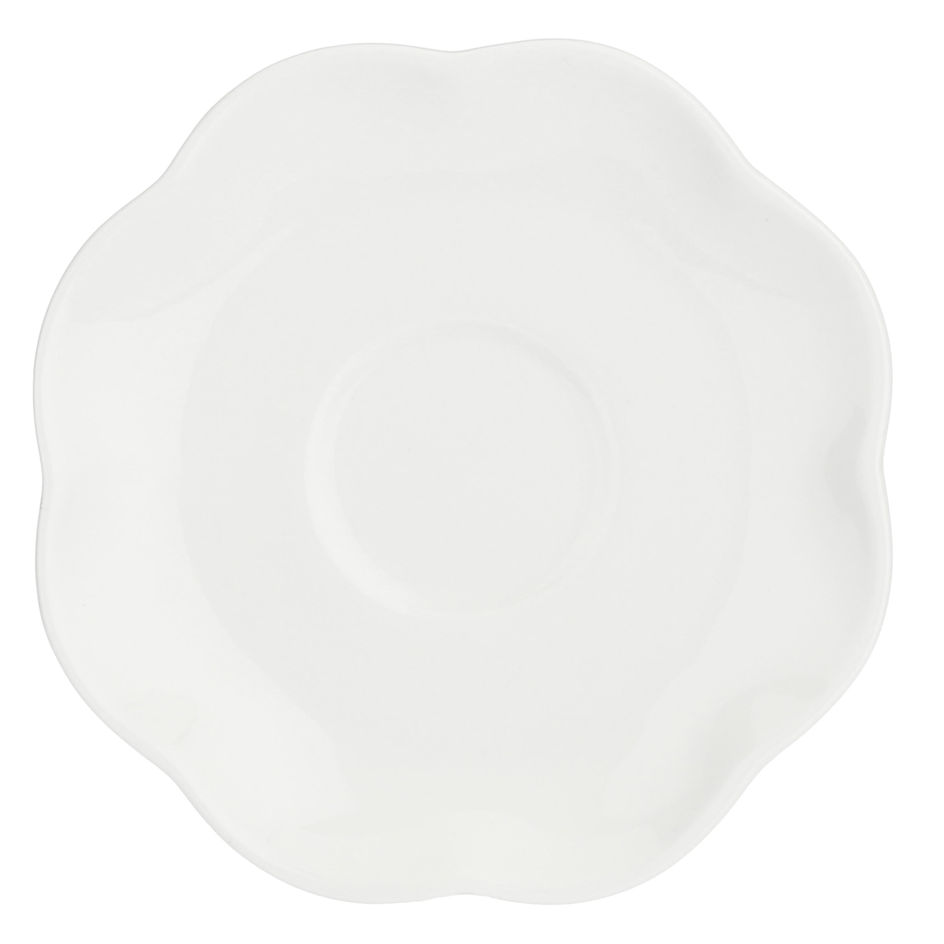 Set da 6, Tazza Caffe' con piattino, Villadeifiori - Porcellana, 85 cc