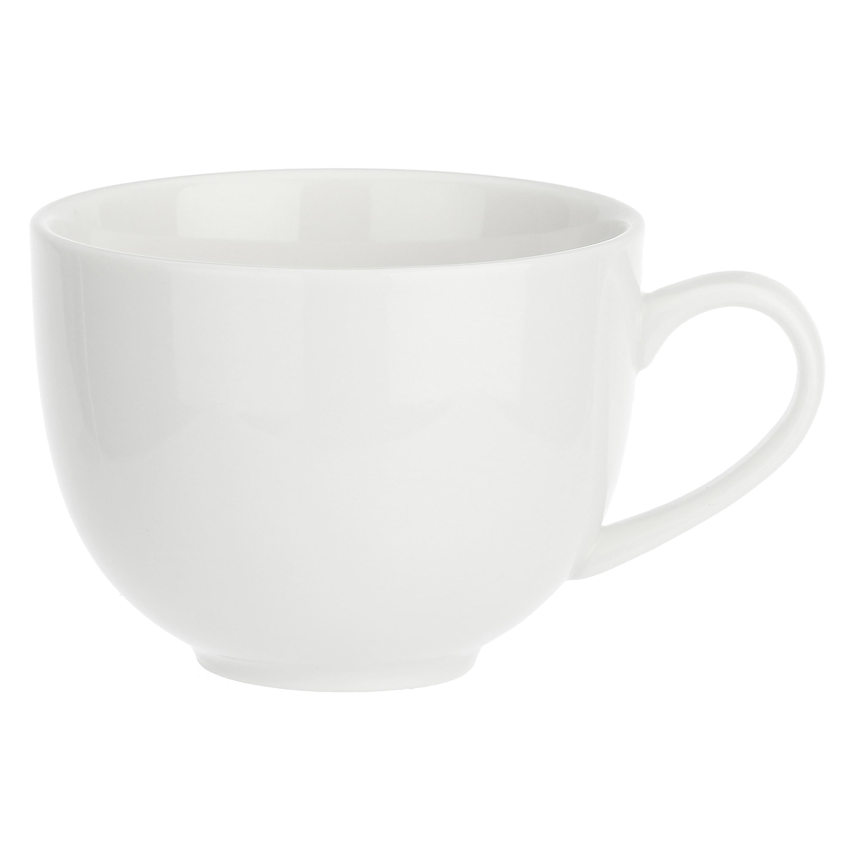 Set da 6, Tazza Te' con piattino, Villadeifiori - Porcellana, 200 cc