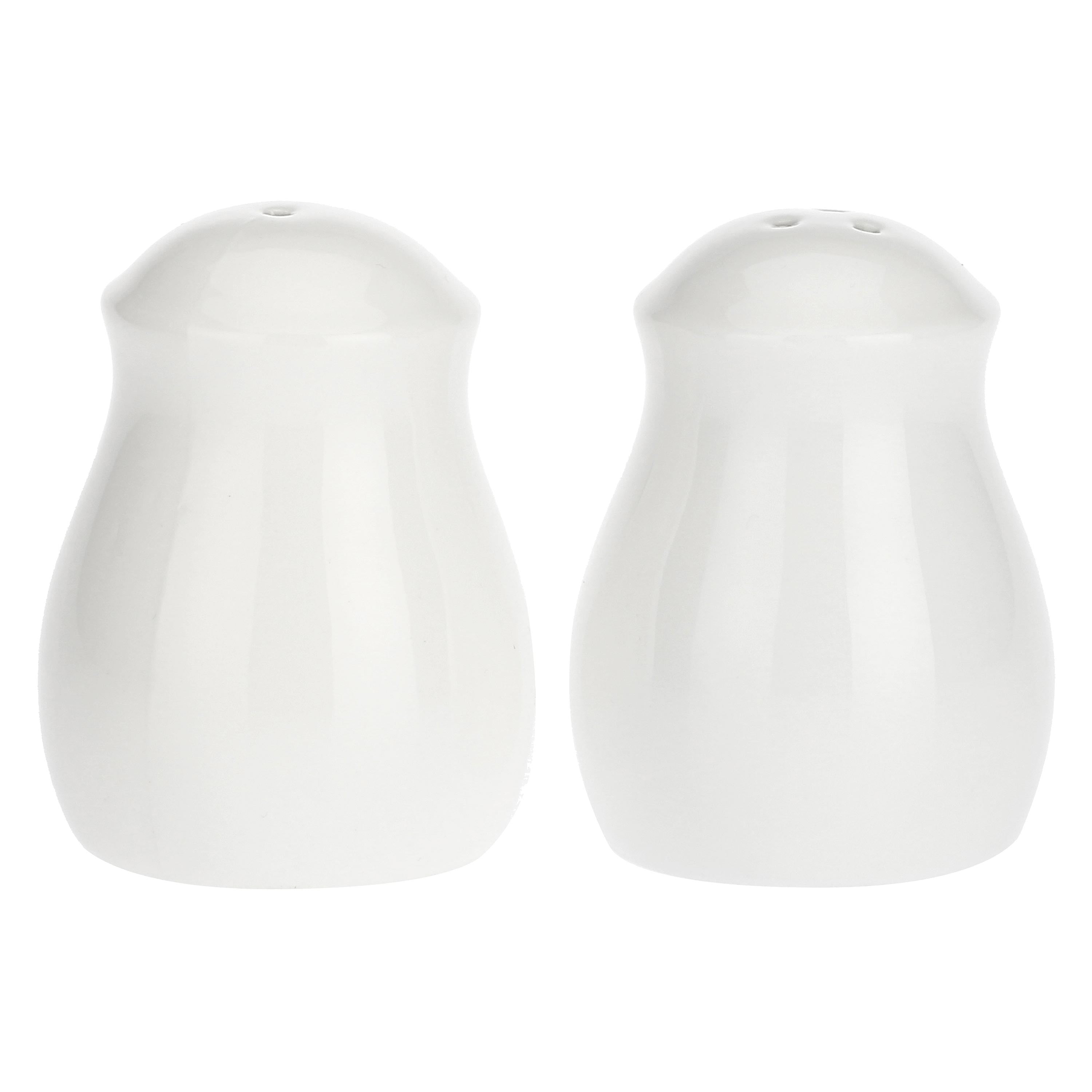 Set da 6, Set Sale E Pepe Classico, Menage - Porcellana, Ø 5; h7 cm