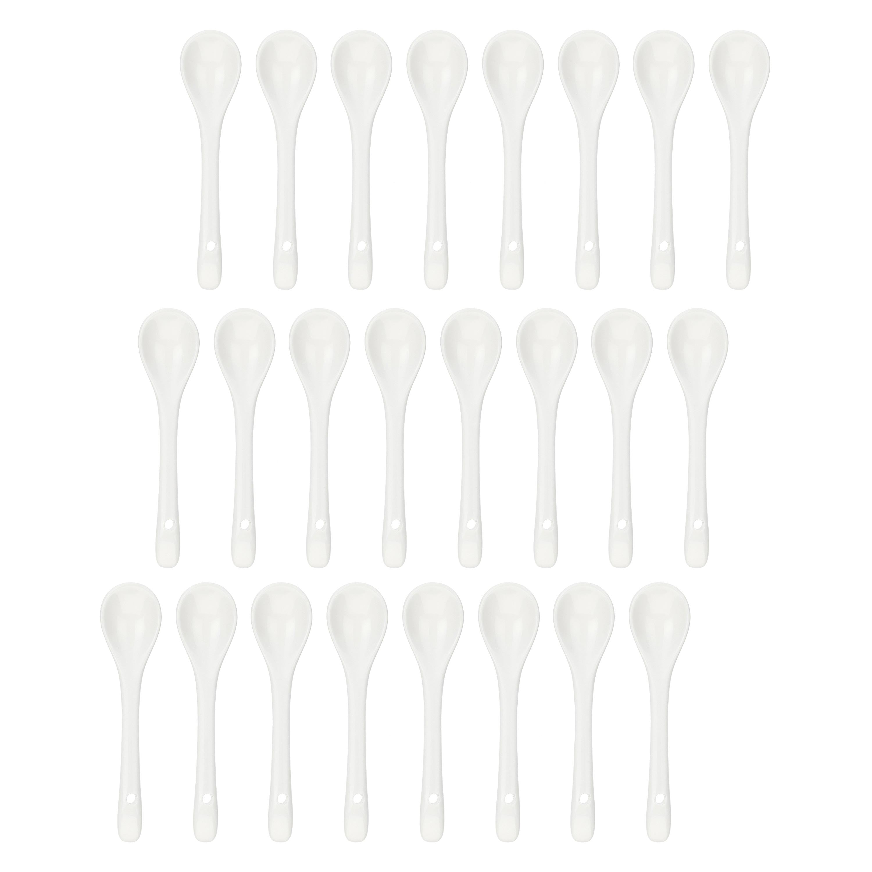 Set da 24, Cucchiaino Sale, Trattoria - Porcellana, 8,5 cm