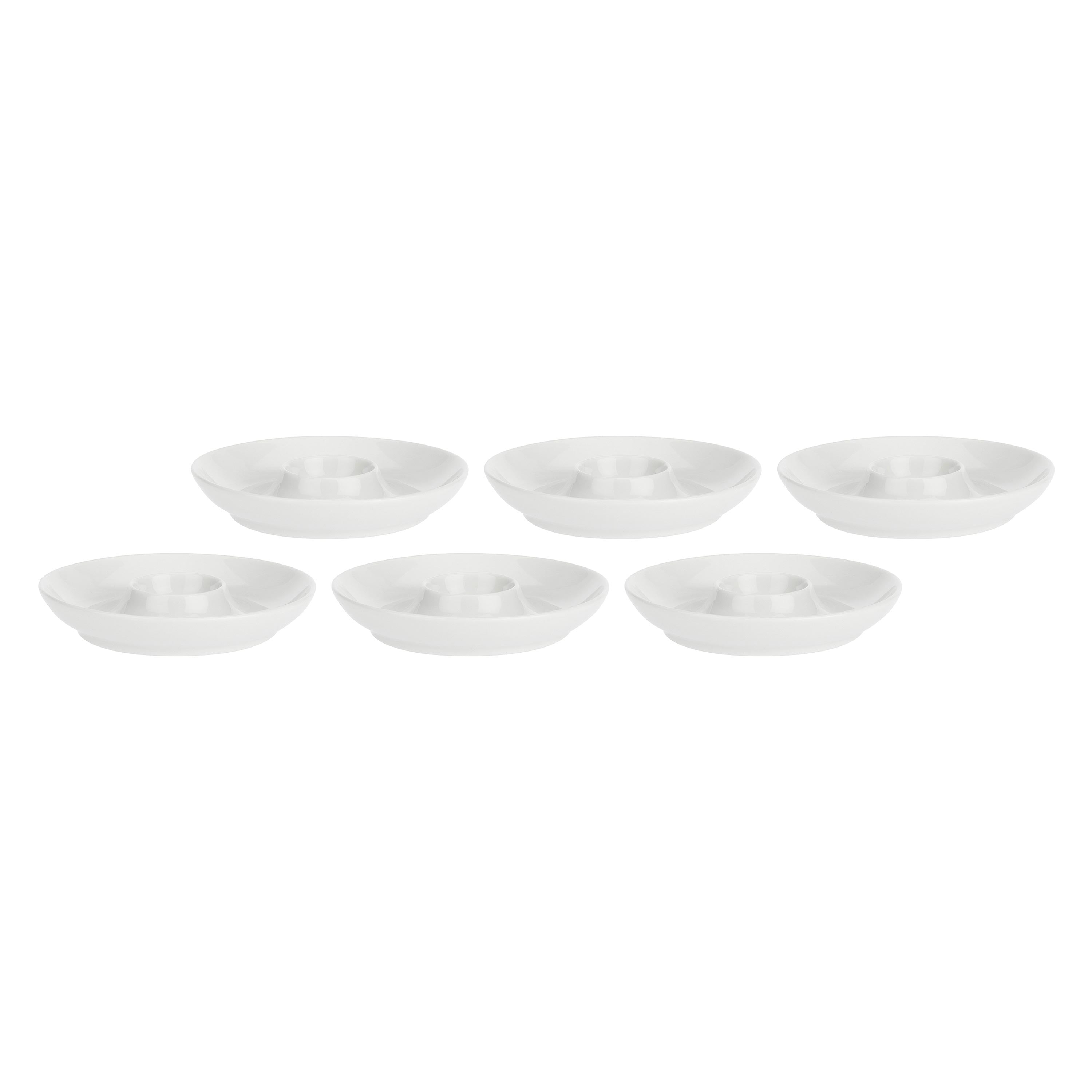 Set da 6, Piattino P/Uovo, Uova - Porcellana, 12 cm