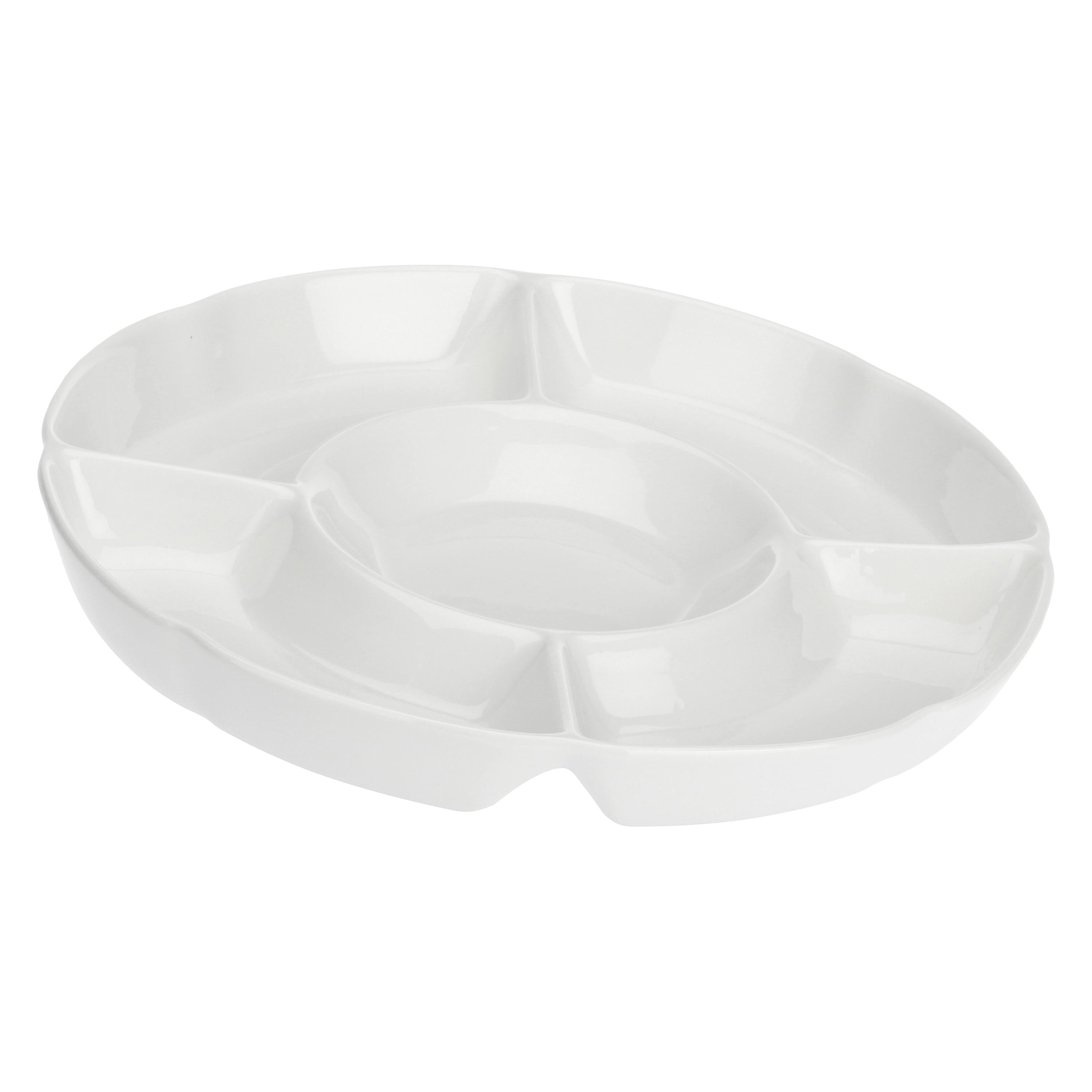 Antipastiera Scomparti, Convivio - Porcellana, Ø25,5 cm