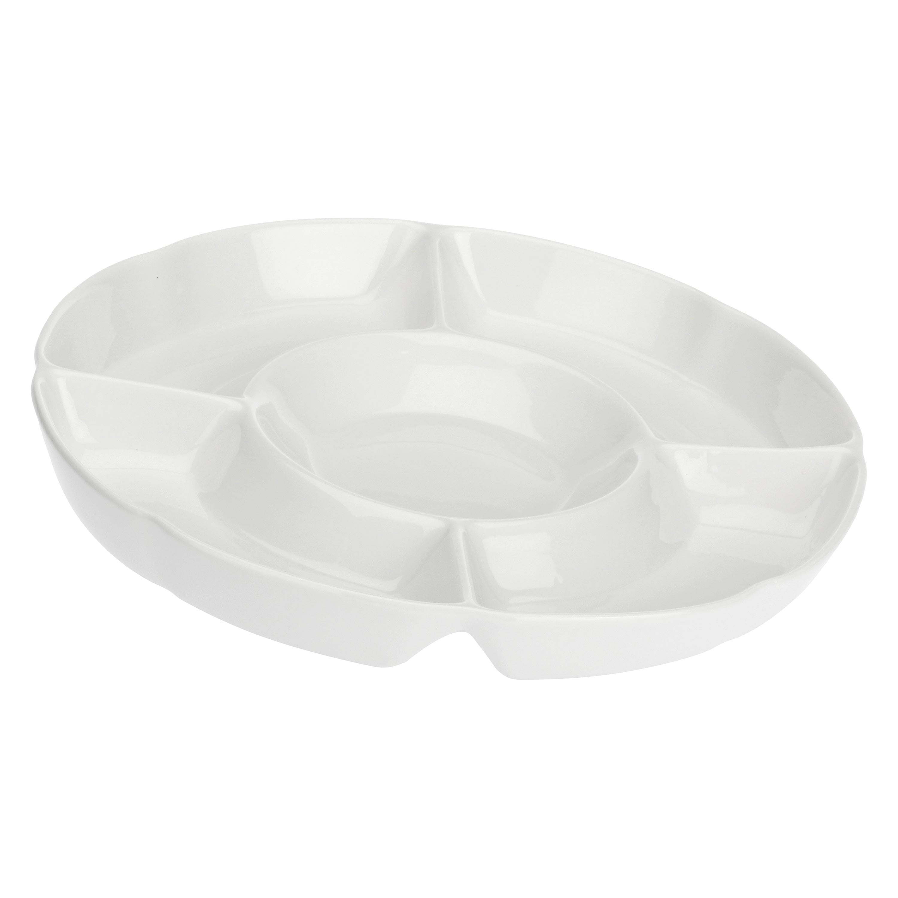 Antipastiera Scomparti, Convivio - Porcellana, Ø35,5 cm