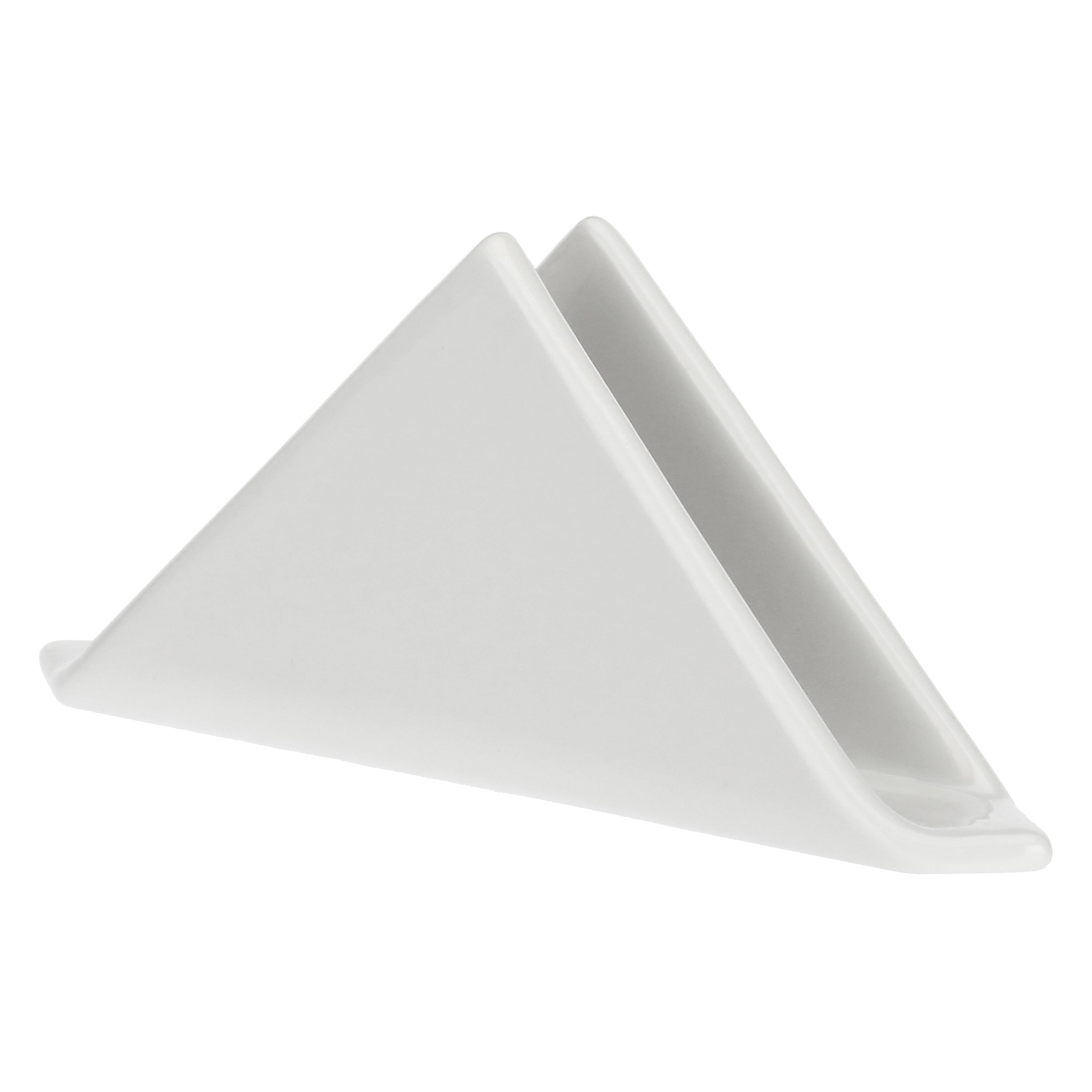 Set da 6, P/Tovaglioli Triangolare, Convivio - Porcellana, 18x7,8 cm