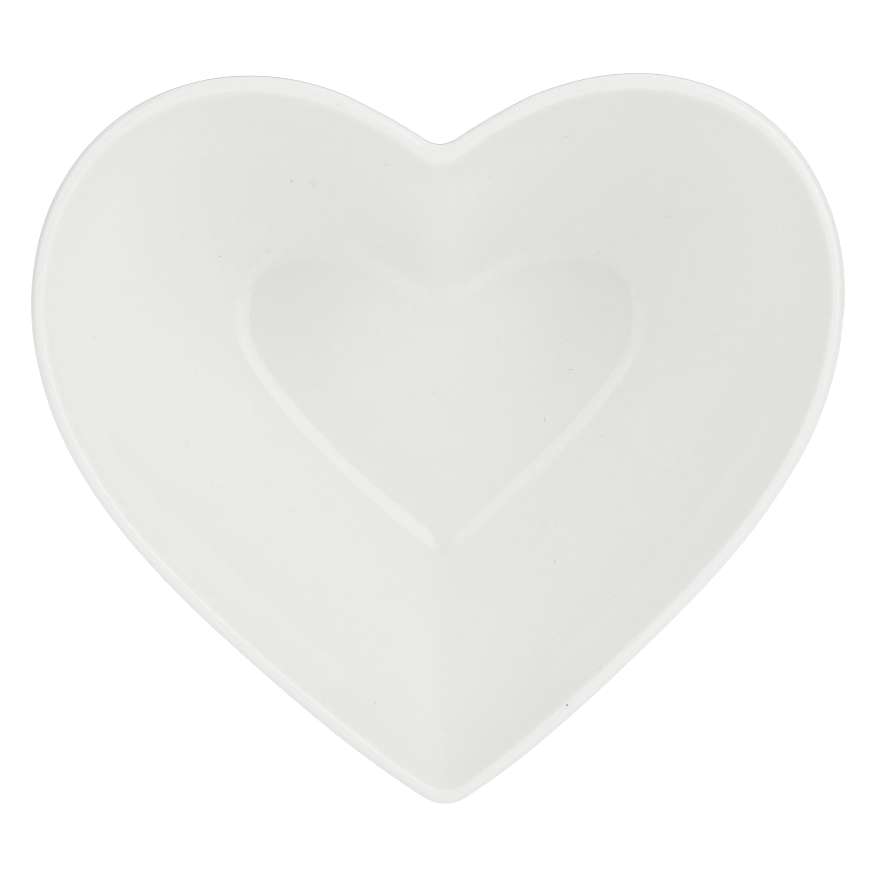 Ciotola Cuore, Cupido - Porcellana, 15x16,5x6,5 cm