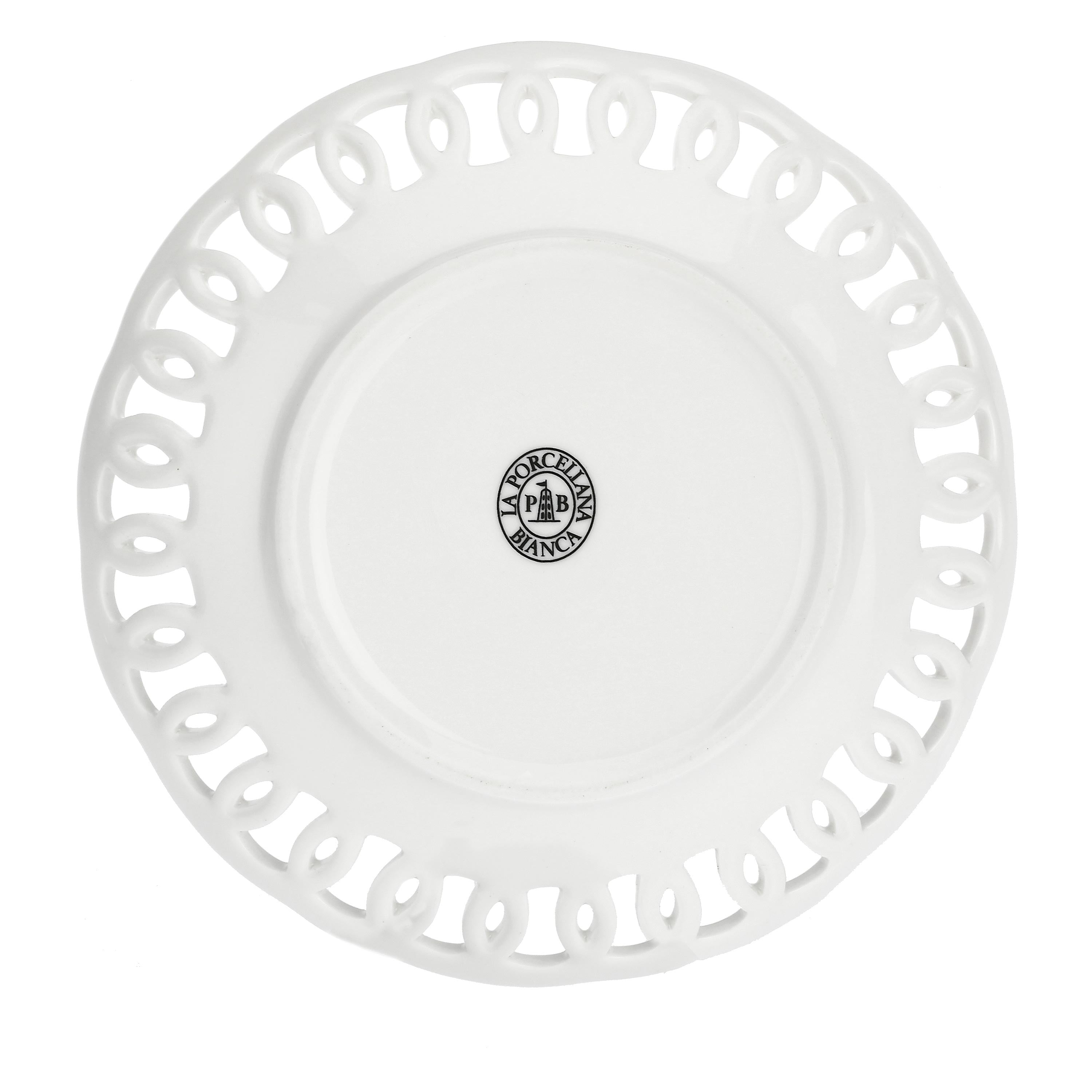 Piattino Coupe Traforato, Firenze - Porcellana, Ø16 cm
