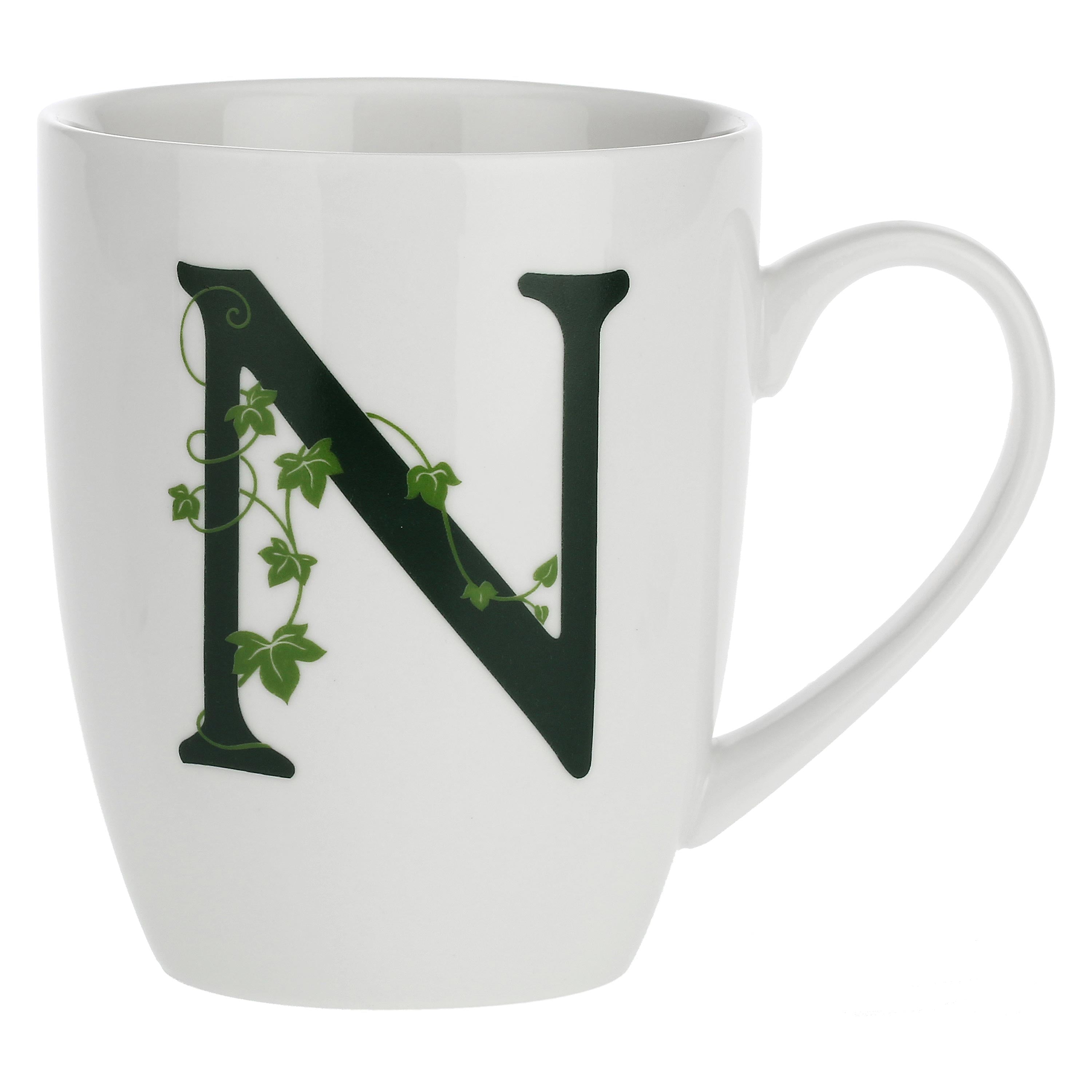 Mug Lettera 'N' Cc, Atupertu - Porcellana, 380 cc