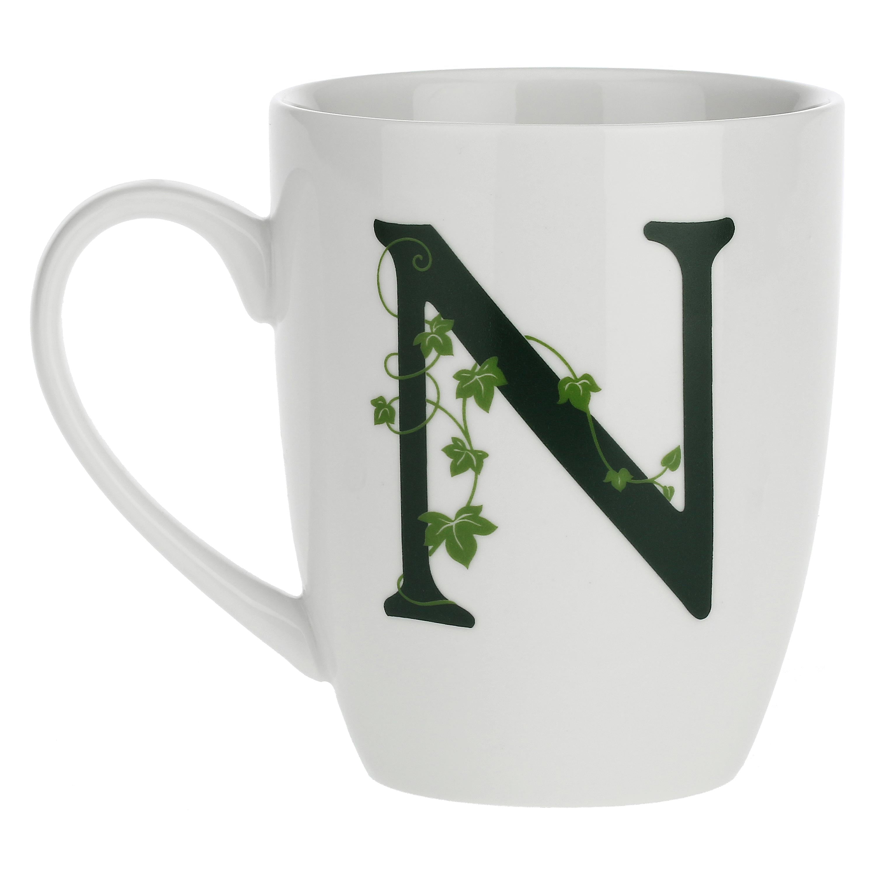 Mug Lettera 'N' Cc, Atupertu - Porcellana, 380 cc