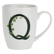 Mug Lettera 'Q' con cucchiaino, Atupertu - Porcellana, 380 cc
