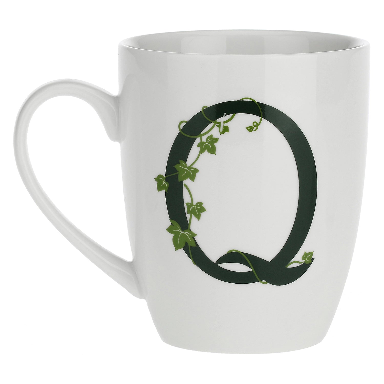 Mug Lettera 'Q' con cucchiaino, Atupertu - Porcellana, 380 cc