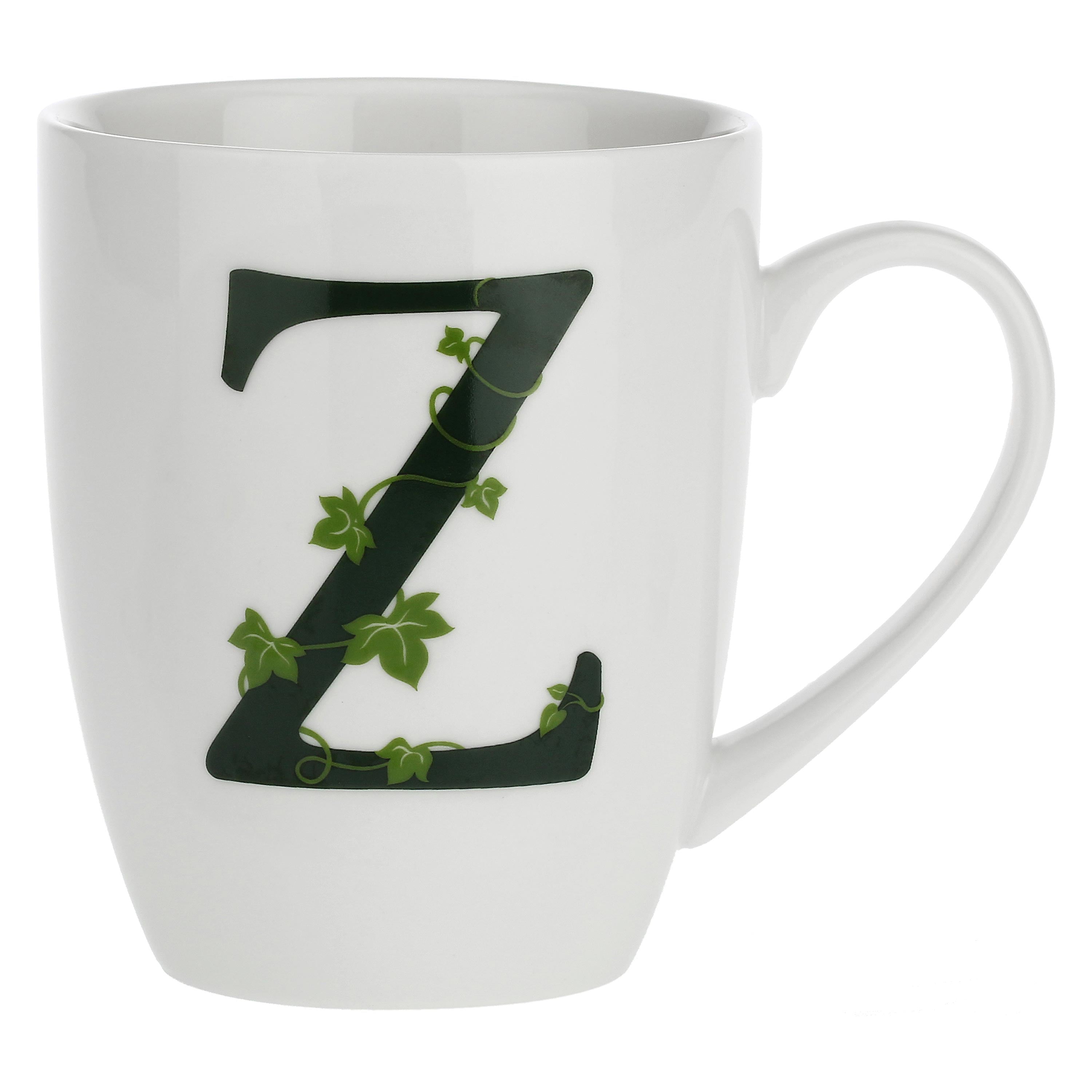 Mug Lettera 'Z' con cucchiaino, Atupertu - Porcellana, 380 cc