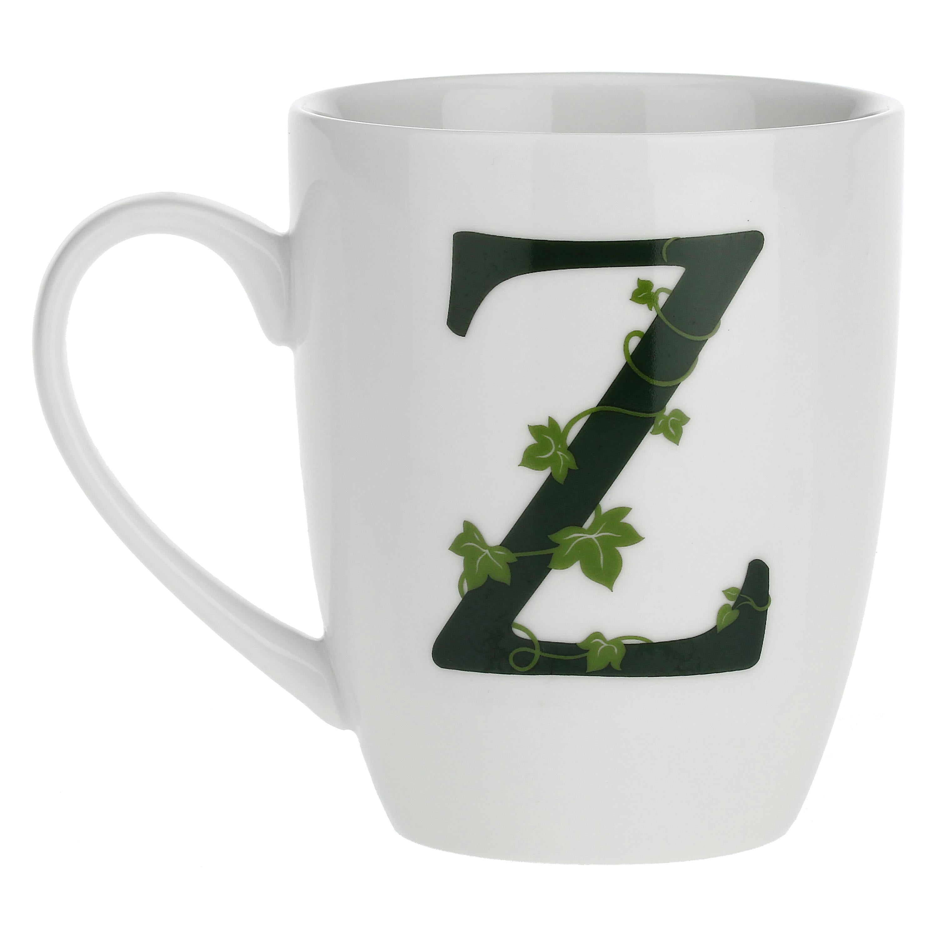 Mug Lettera 'Z' con cucchiaino, Atupertu - Porcellana, 380 cc