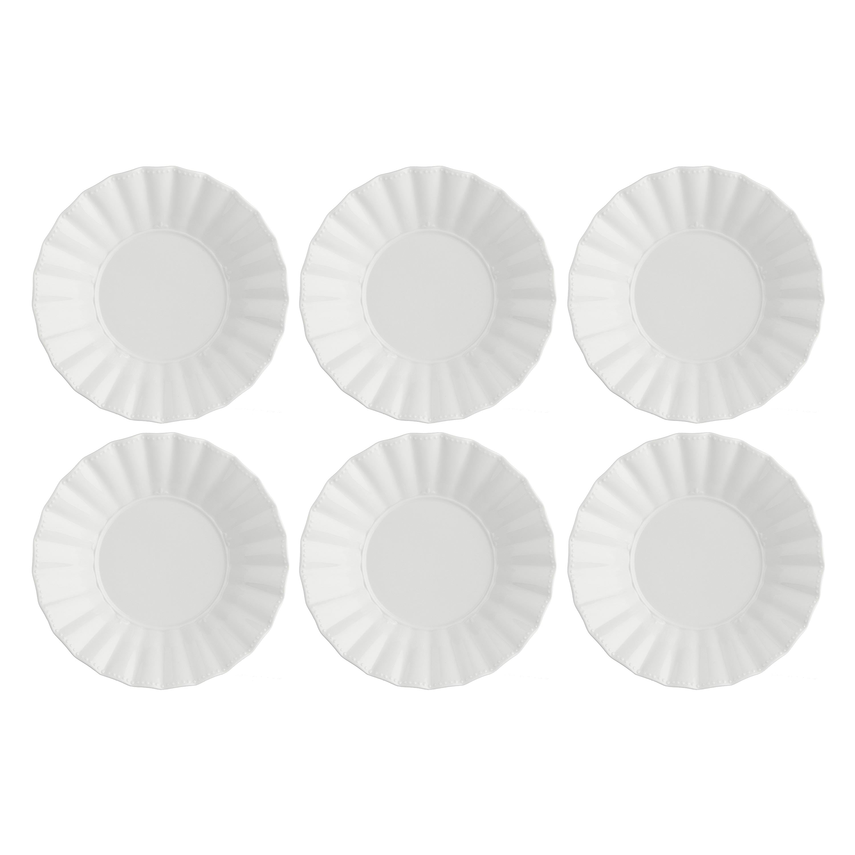 Set da 6, Piatto Fondo, Ducale - Porcellana, Ø22 cm
