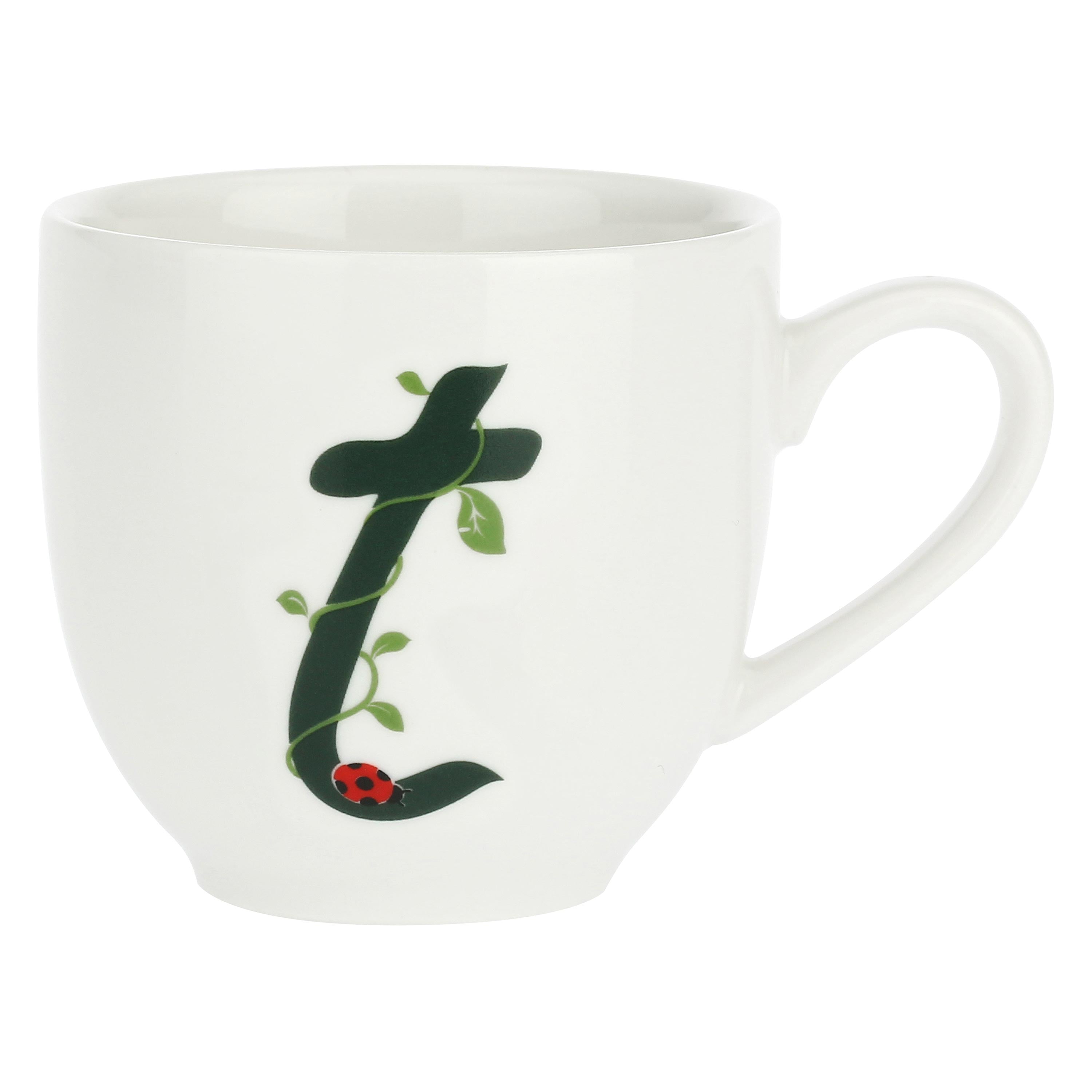 Tazza Caffe' con piattino 'T', Solotua - Porcellana, 90 cc