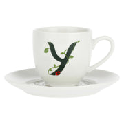 Tazza Caffe' con piattino 'Y', Solotua - Porcellana, 90 cc