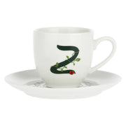 Tazza Caffe' con piattino 'Z', Solotua - Porcellana, 90 cc