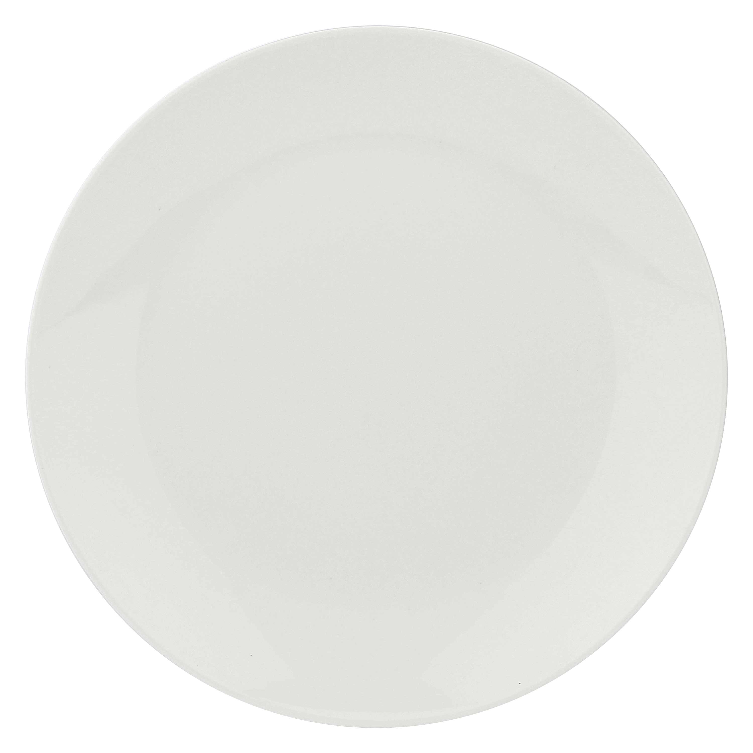 Set da 6, Piatto Piano Coup, Essenziale - Bone China, Ø27 cm