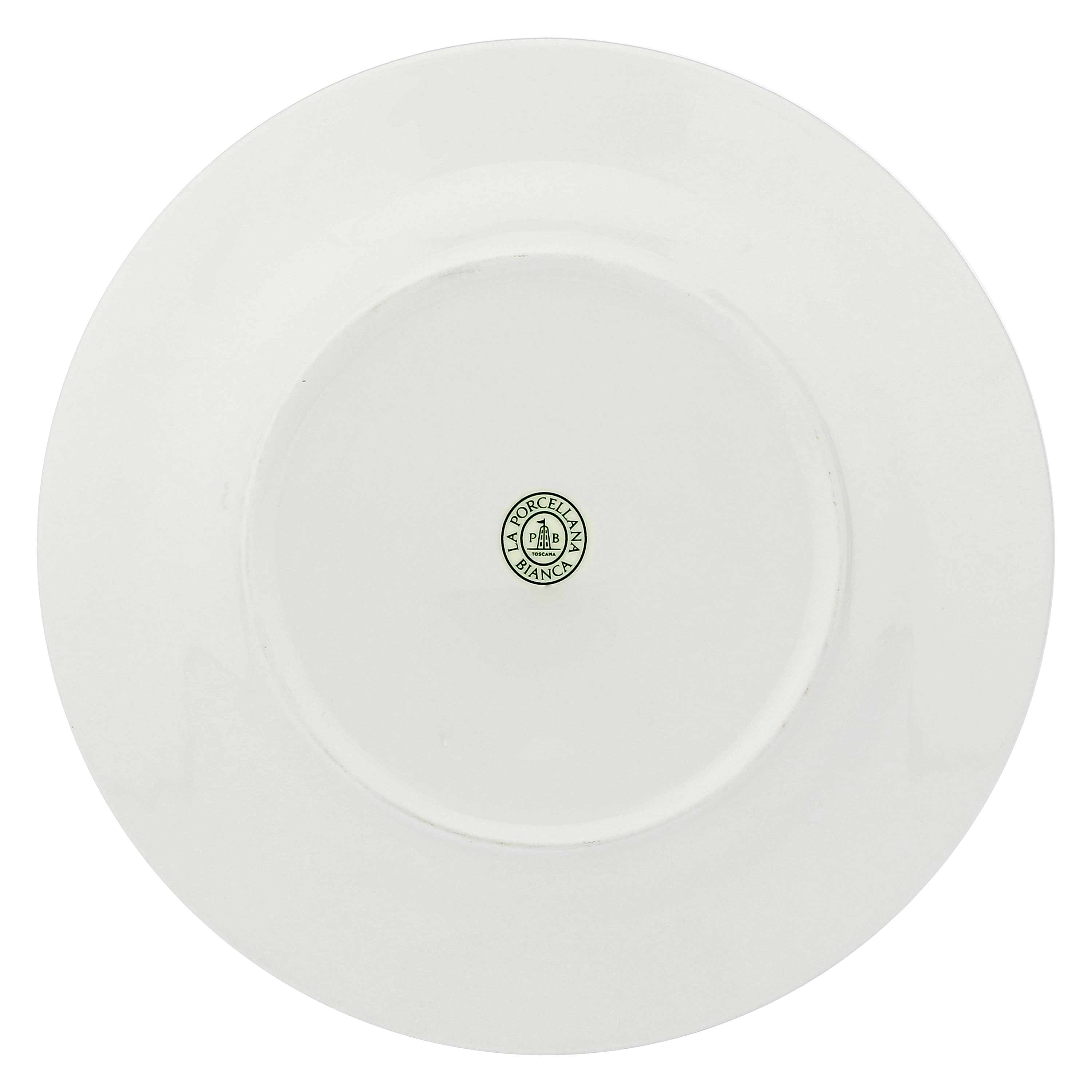 Set da 6, Piatto Piano Falda, Essenziale - Bone China, Ø27 cm